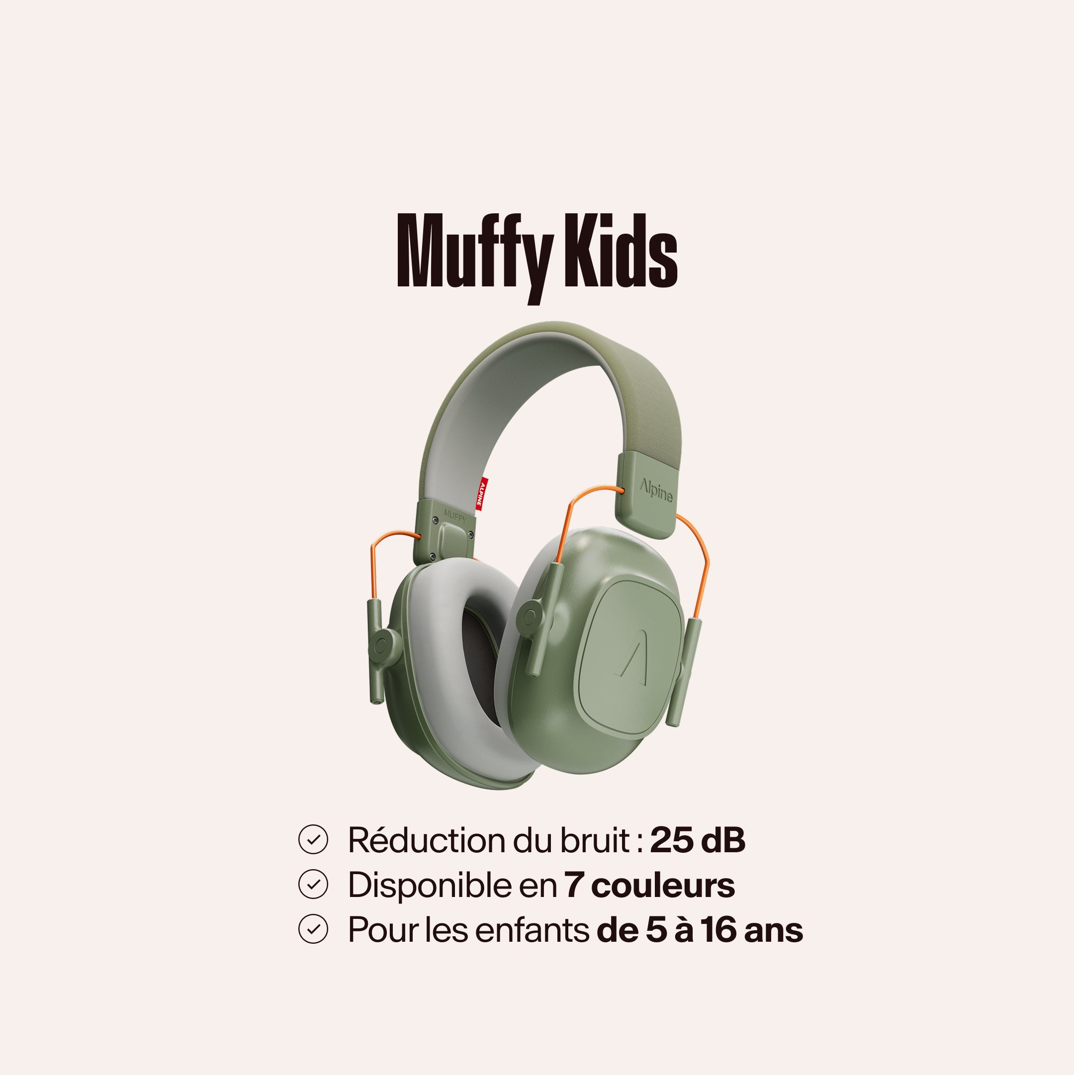 Alpine Muffy Baby et Kids bundle pour oreilles en croissance