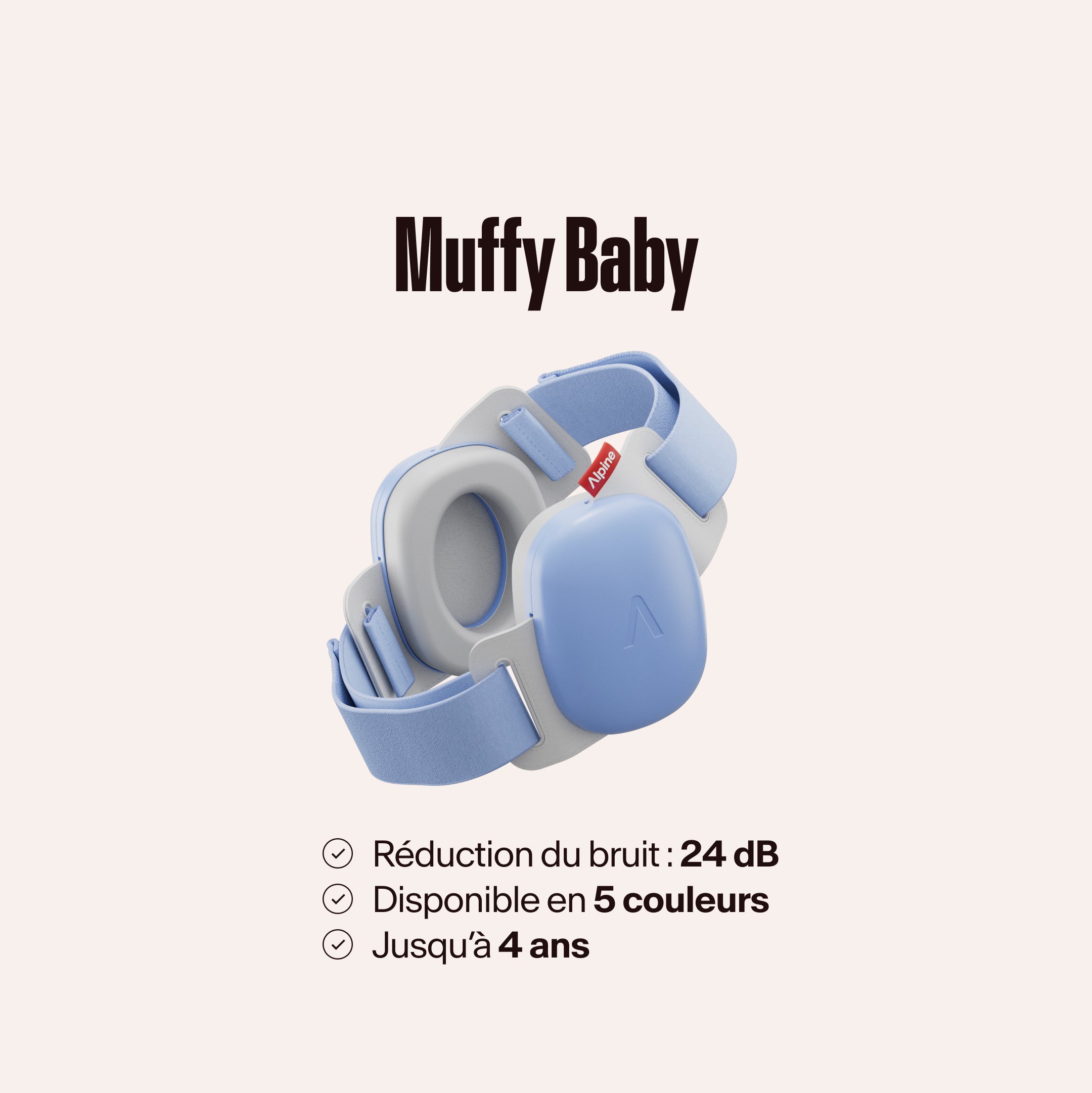 Alpine Muffy Baby et Kids bundle pour oreilles en croissance