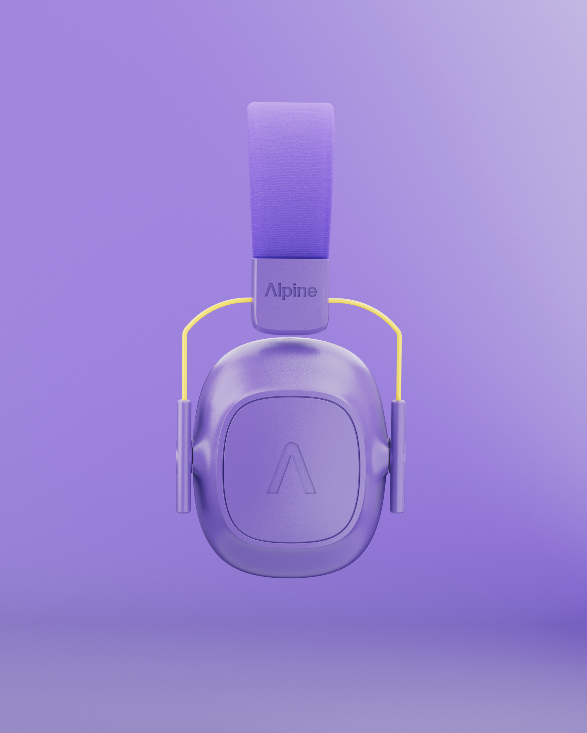 cache-oreilles Alpine Muffy Kids plié, violet #color_pourpre