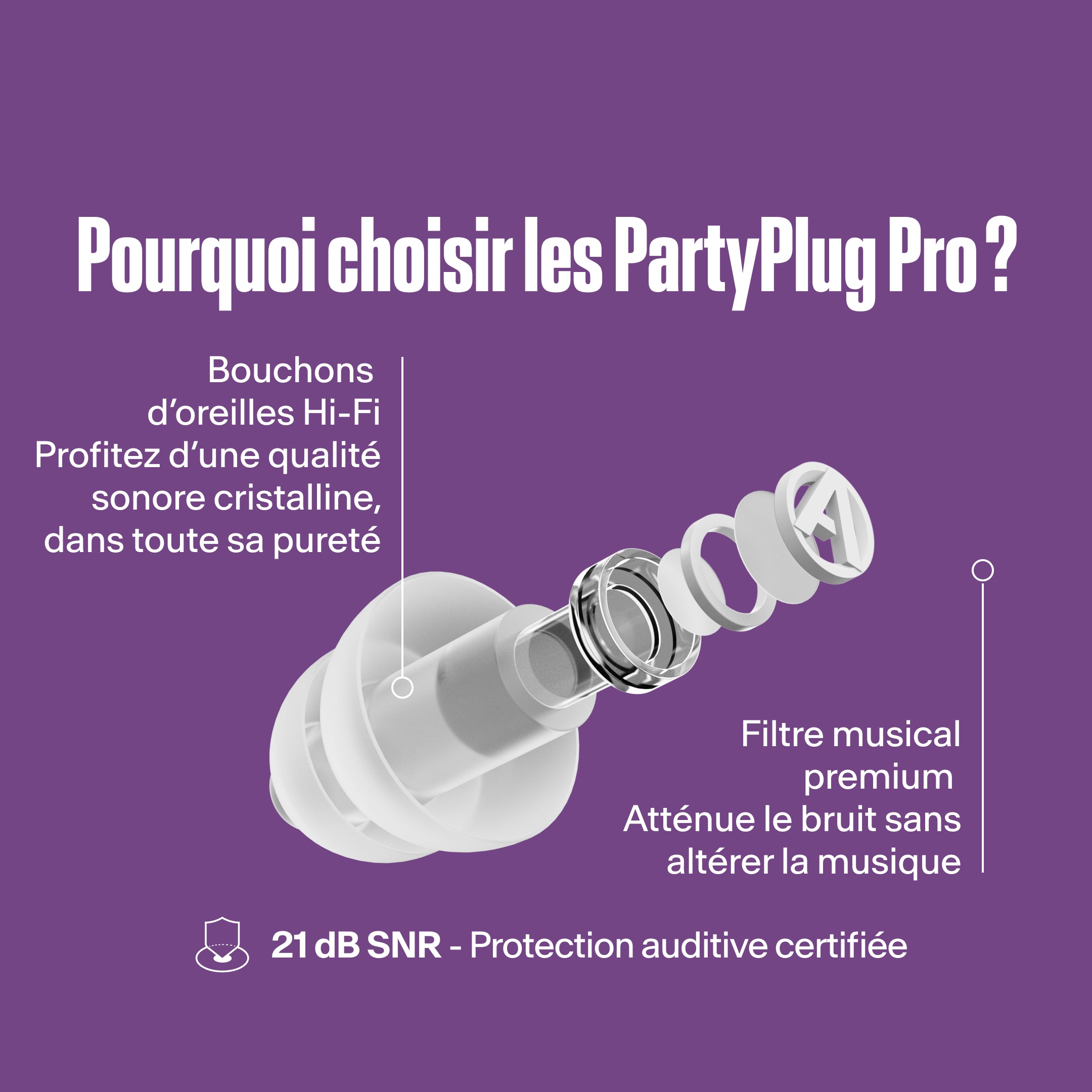 Alpine PartyPlug Pro bouchons d’oreilles image produit
