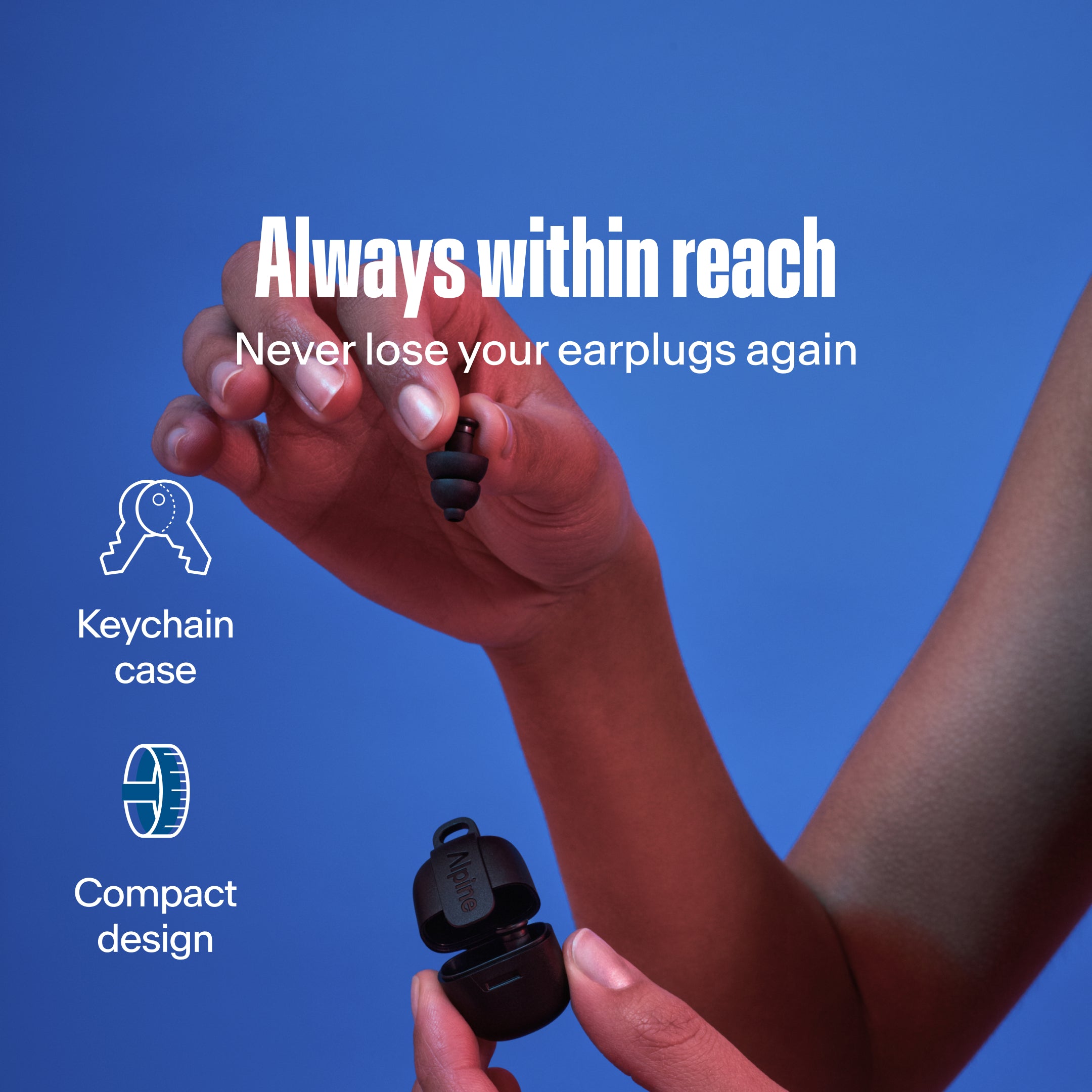 Alpine PartyPlug festival earplugs productdetail black