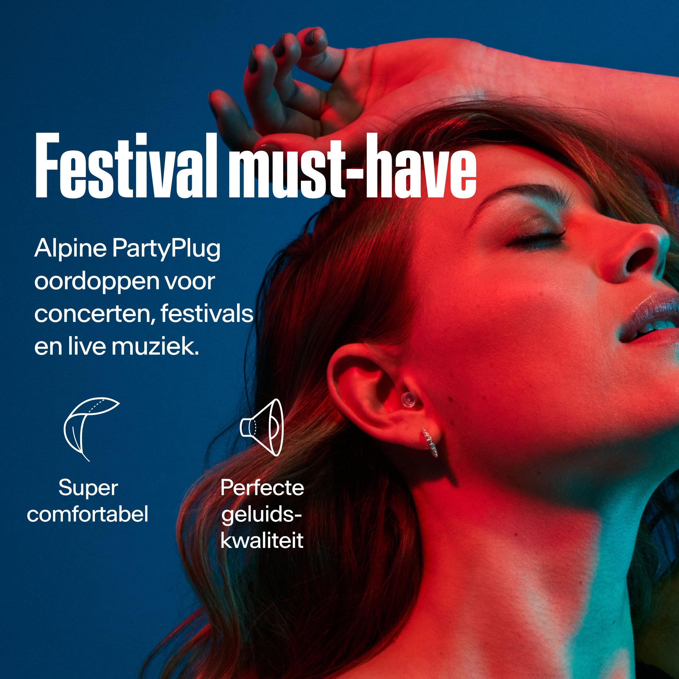Alpine PartyPlug festivaloordoppen transparant