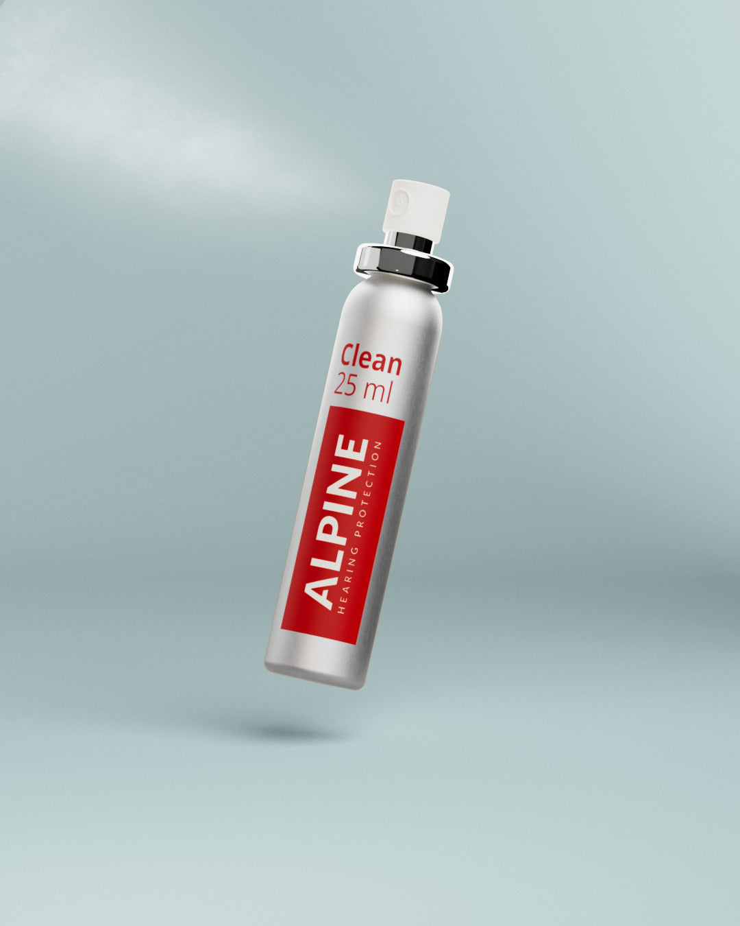 détail du produit – spray nettoyant Alpine pour bouchons d’oreilles