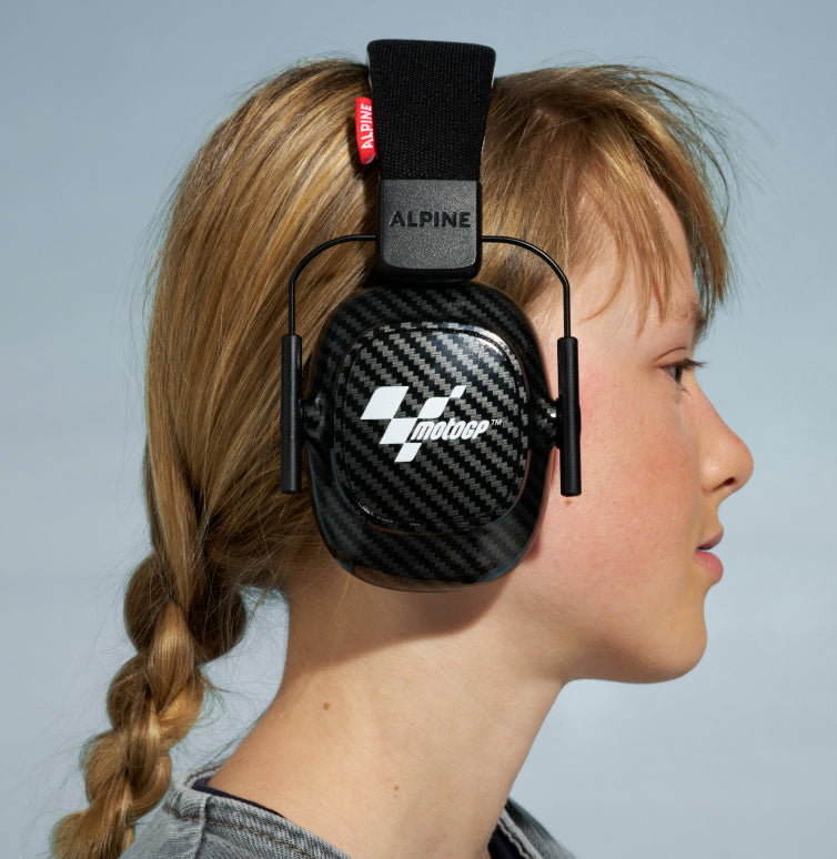 alpine motogp racing pro casque anti-bruit pour enfants confort detail