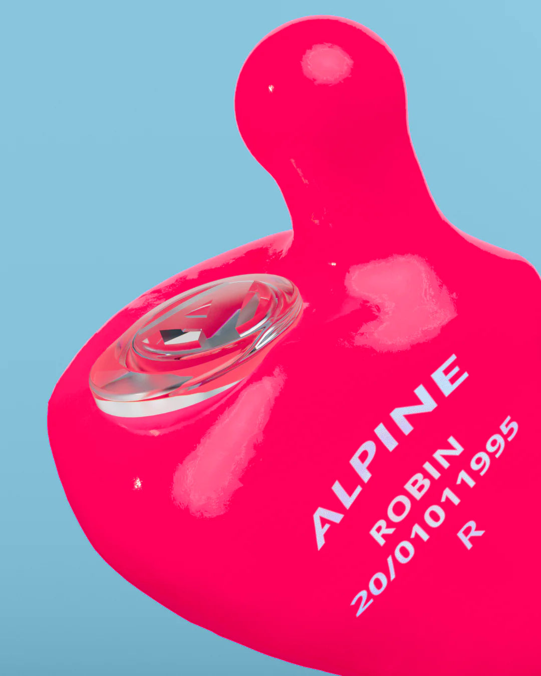 Détail du produit bouchons d’oreilles Alpine MusicSafe Sur Mesure 4D rose fluo