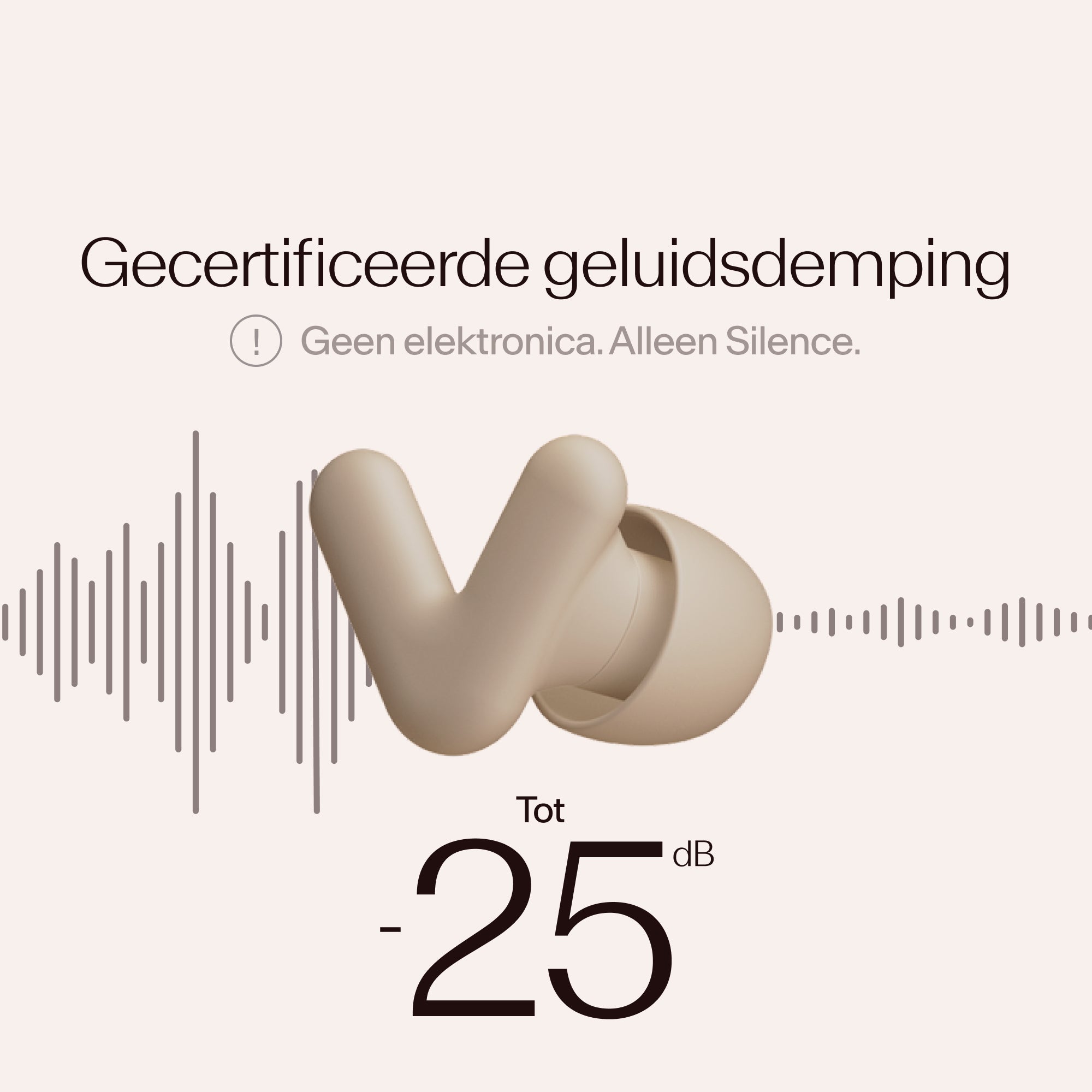 Alpine Silence oordoppen met gecertificeerde geluidsdemping