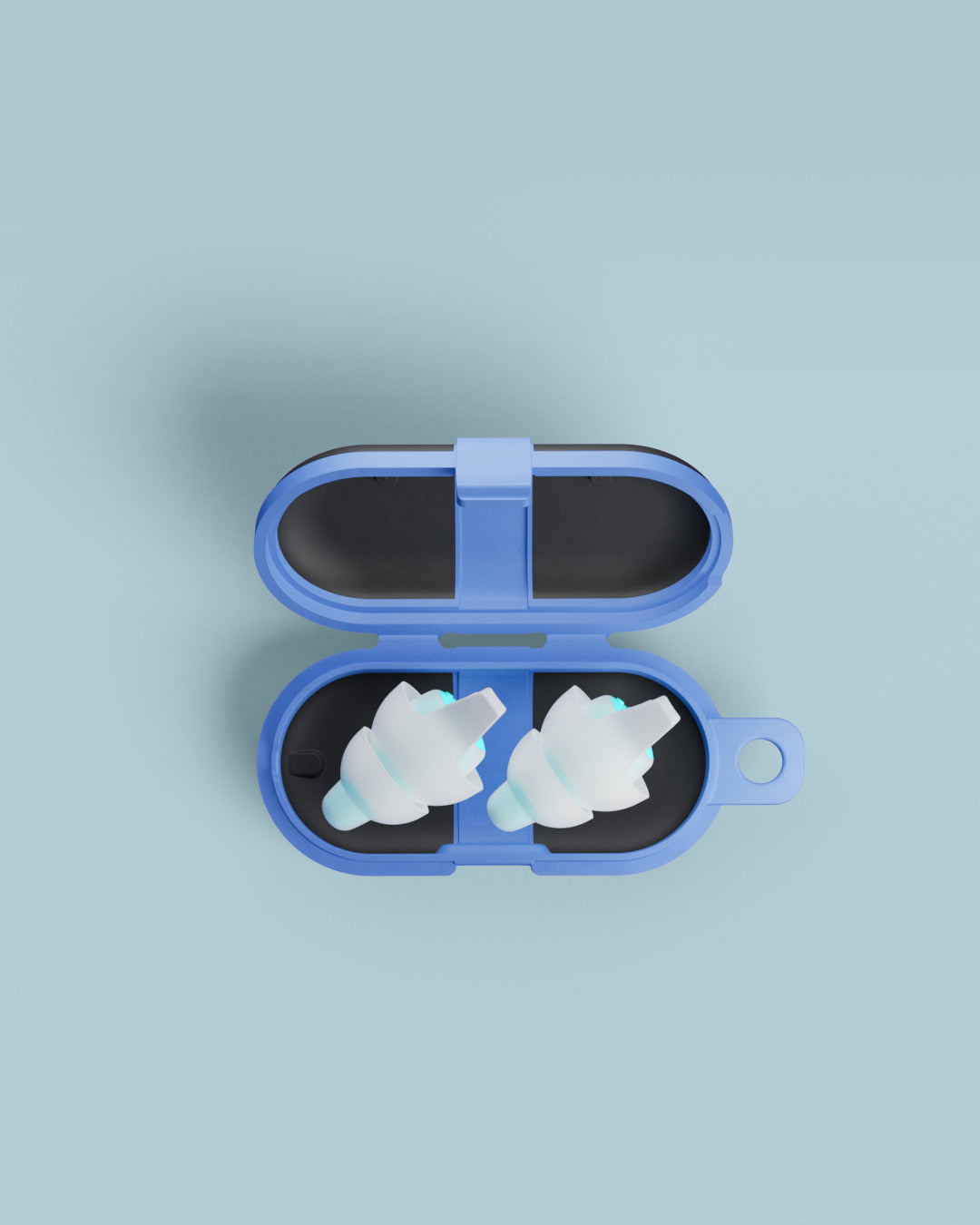 vue d’ensemble des bouchons d’oreilles Alpine SleepDeep Mini avec accessoires