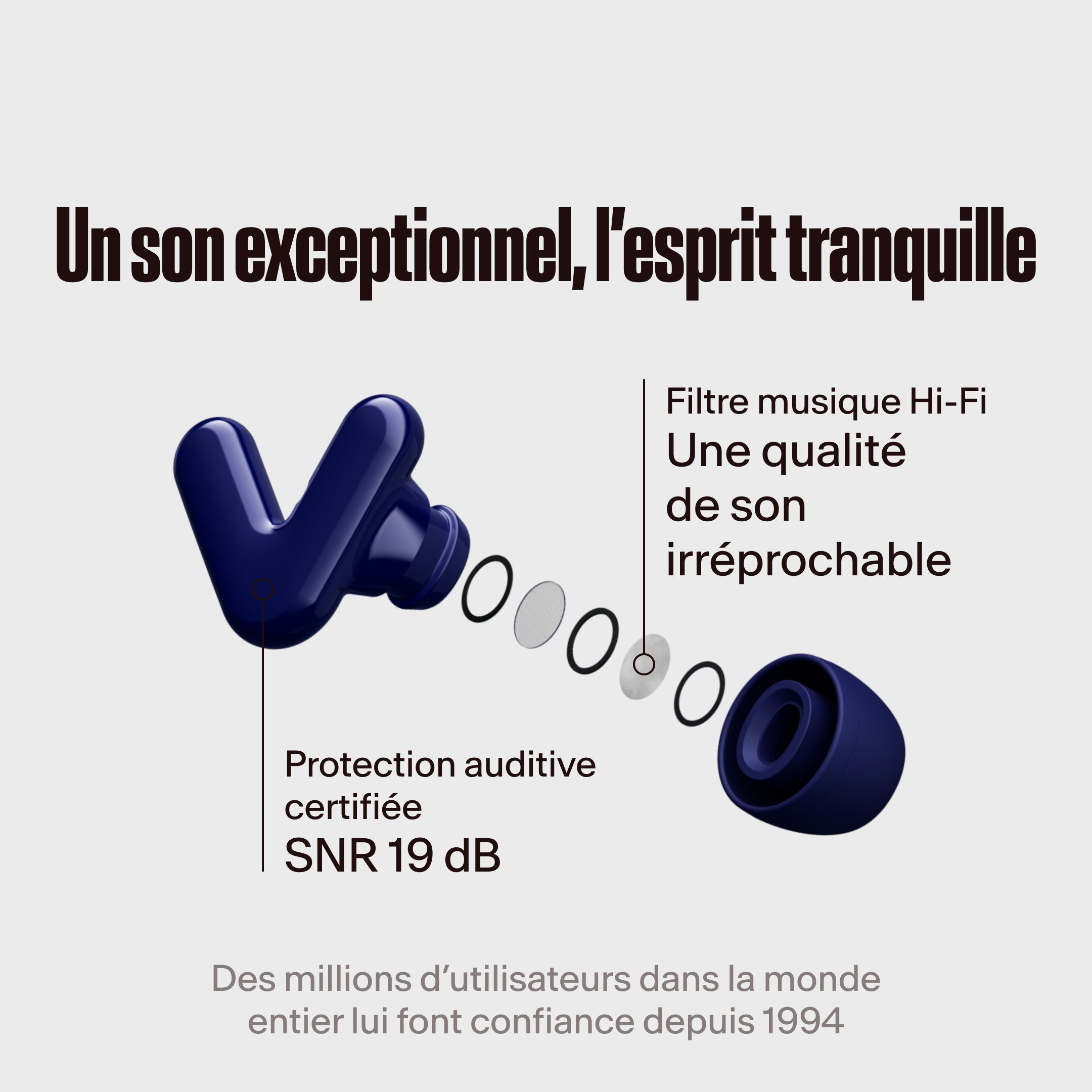 Filtre Alpine Tune en détail en dark-blue