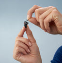 Détail du filtre bouchon d’oreille sur mesure pour confort