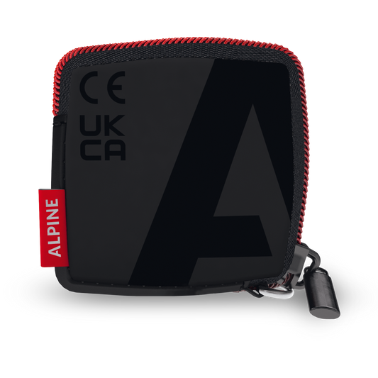 Pochette de voyage pour bouchons d’oreilles Alpine Protection Auditive Bouchons d’oreilles Casque anti-bruit red dot award protéger votre oreille