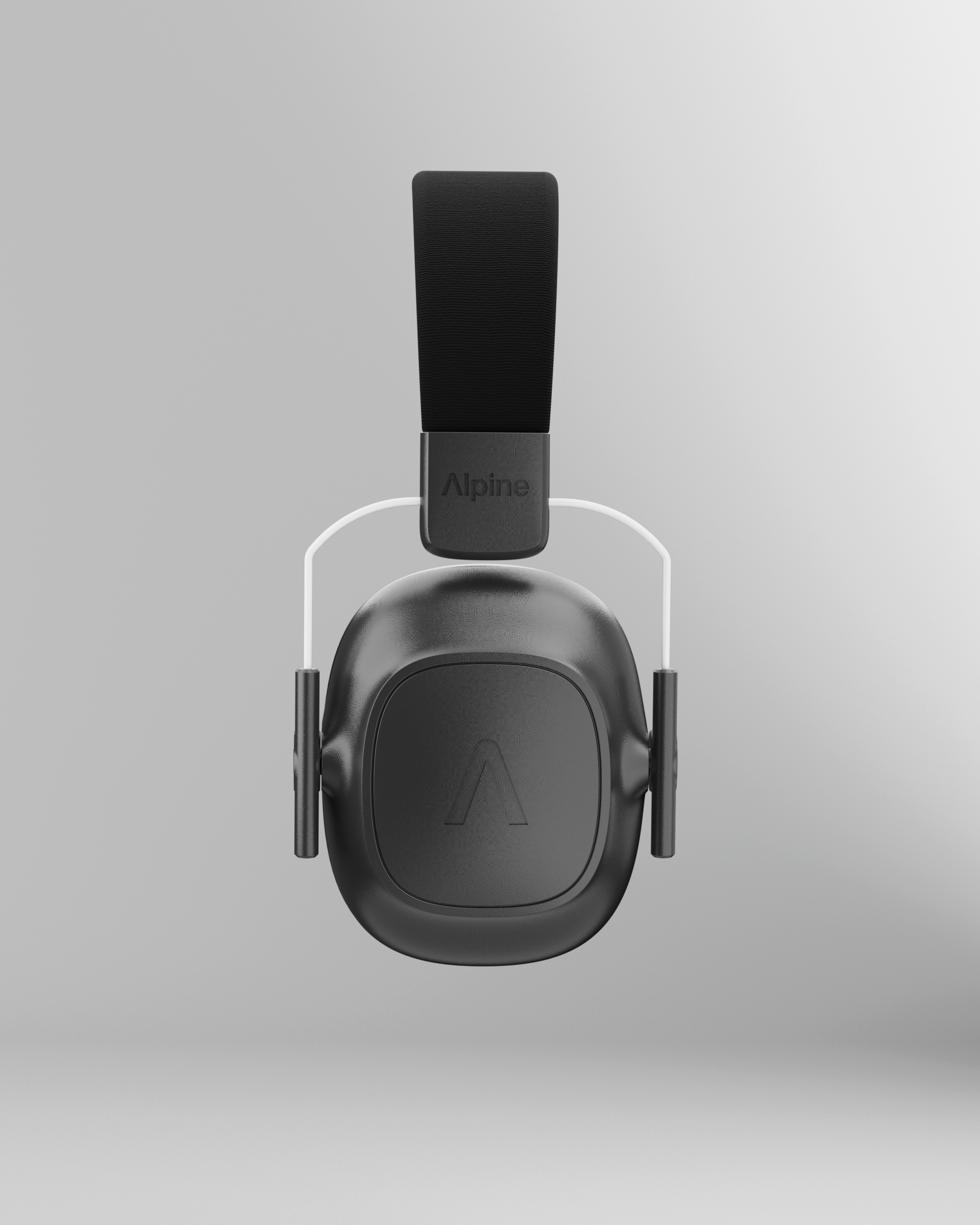 détail des cache-oreilles Alpine Muffy Kids noirs #color_noir