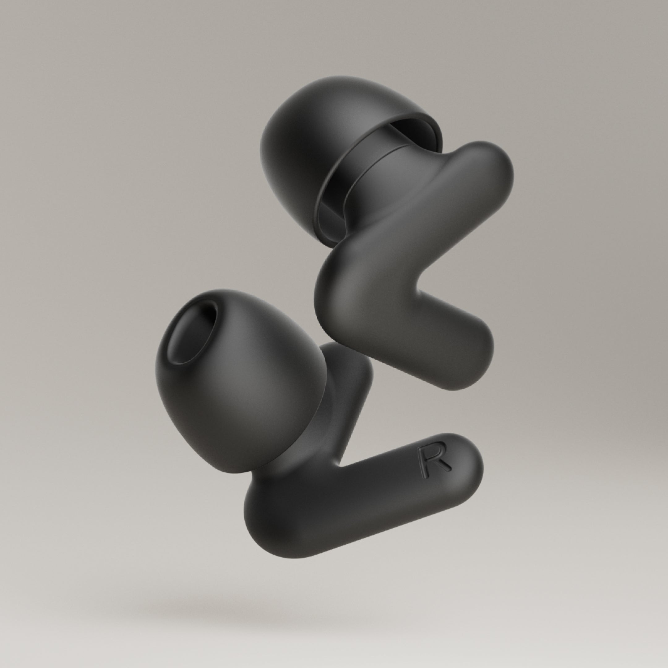 Alpine Silence image produit de deux bouchons – black #color_black