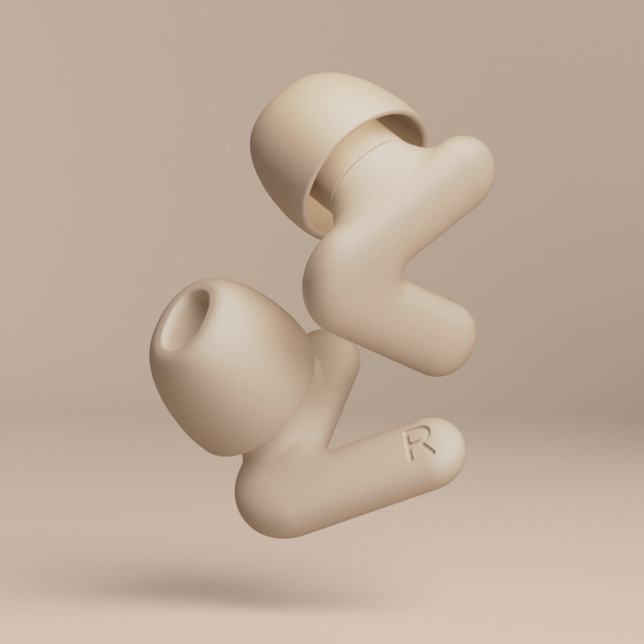 Alpine Silence image produit de deux bouchons – beige #color_beige