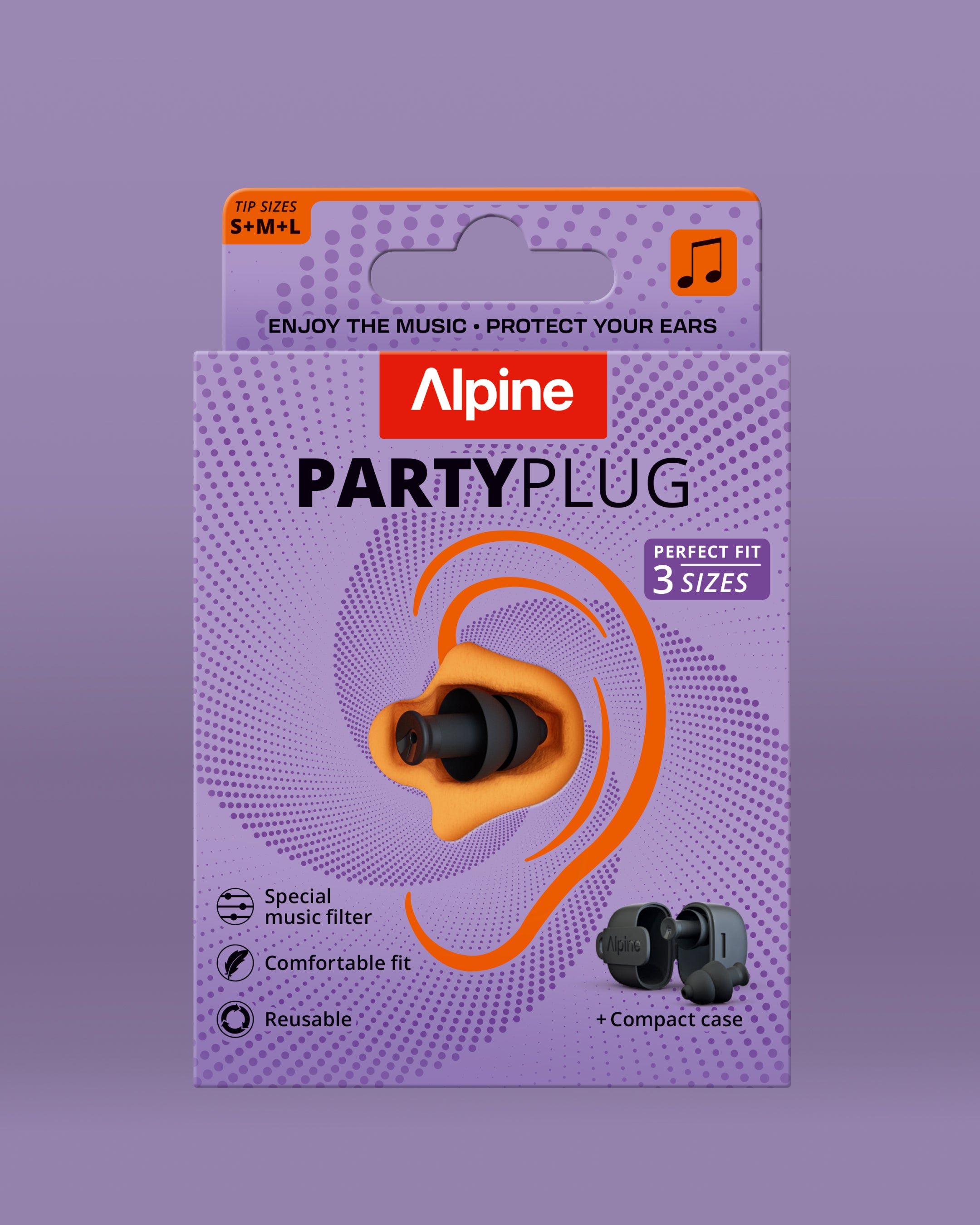 alpine partyplug festival earplugs package image