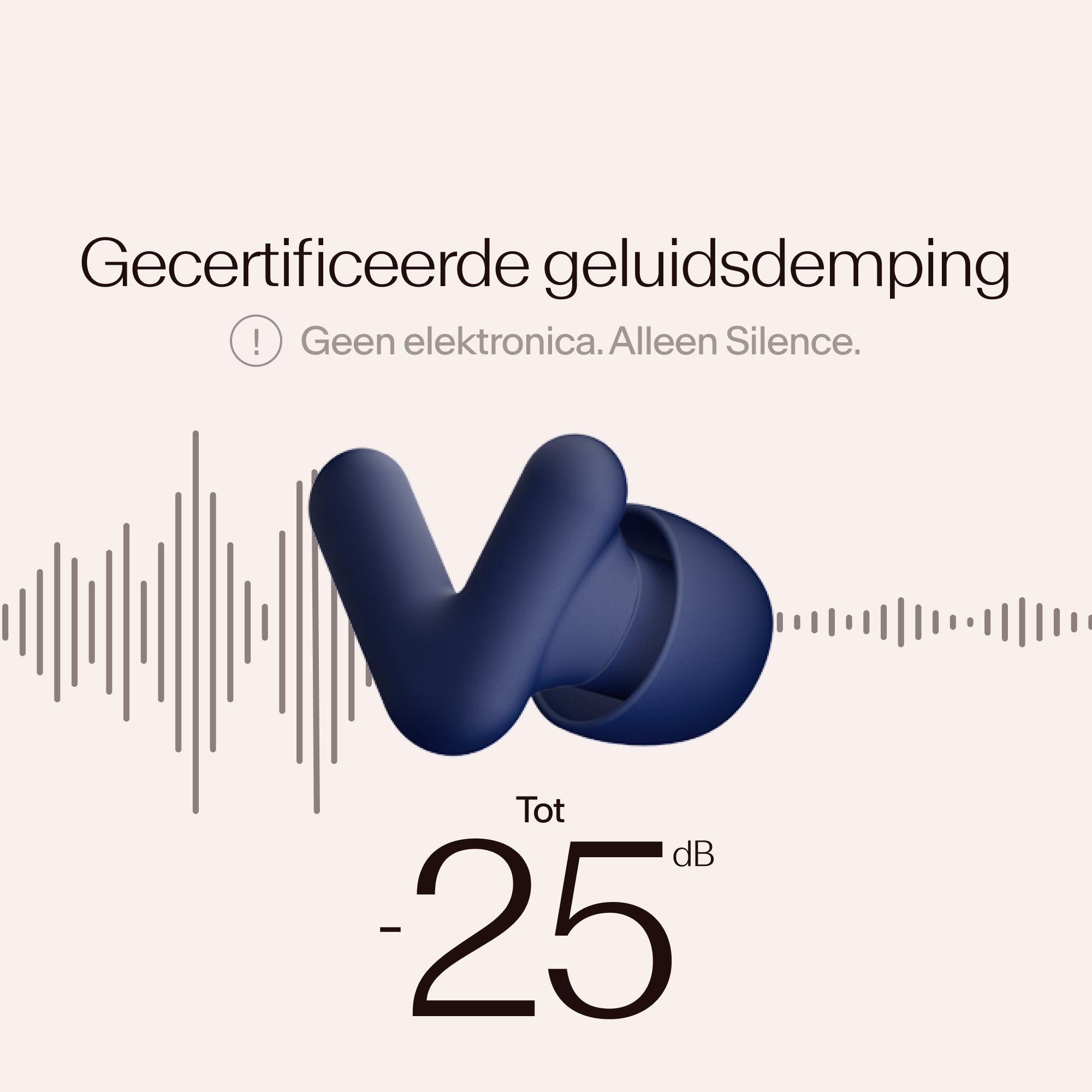 Alpine Silence oordoppen met gecertificeerde geluidsdemping #color_midnight-blue #lang_nl