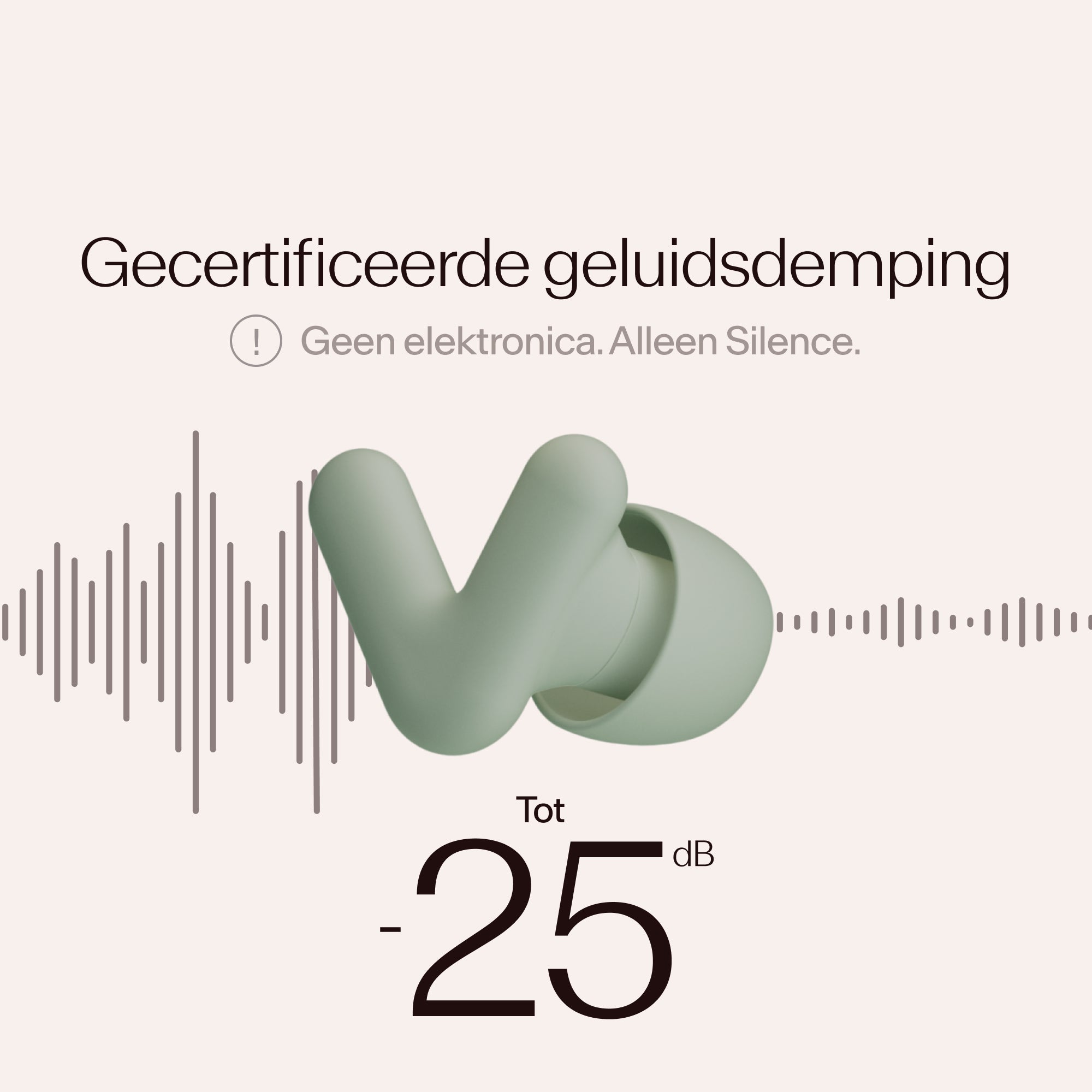 Alpine Silence oordoppen met gecertificeerde geluidsdemping 