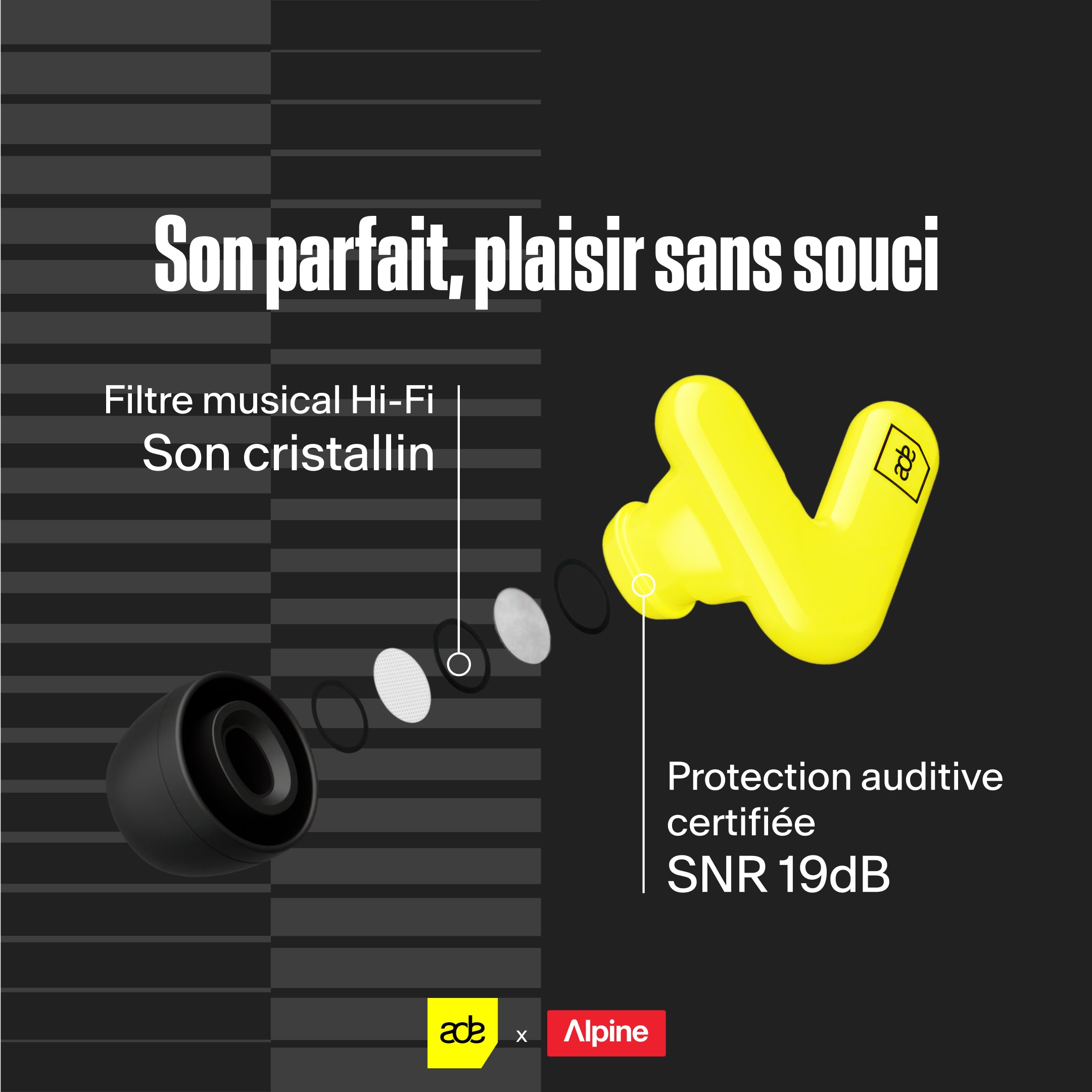 ade x alpine tune bouchons d& concert
