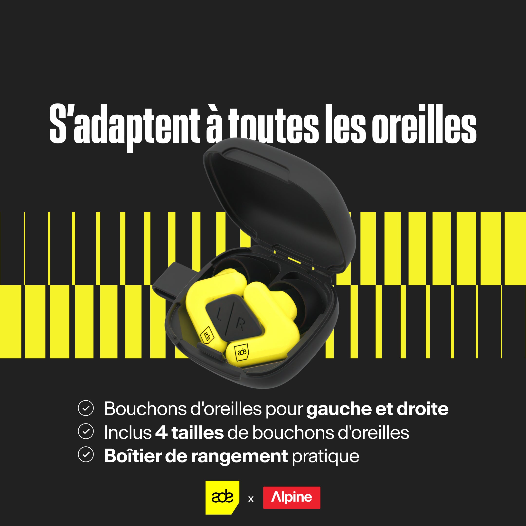 ade x alpine tune bouchons d& concert