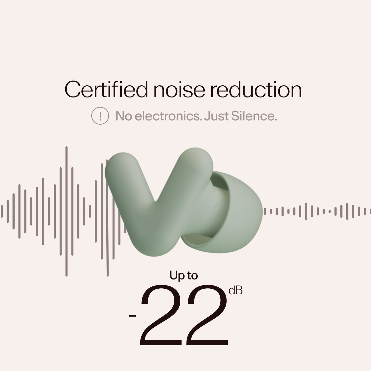 Alpine Silence, certified noise reduction of 22dB 