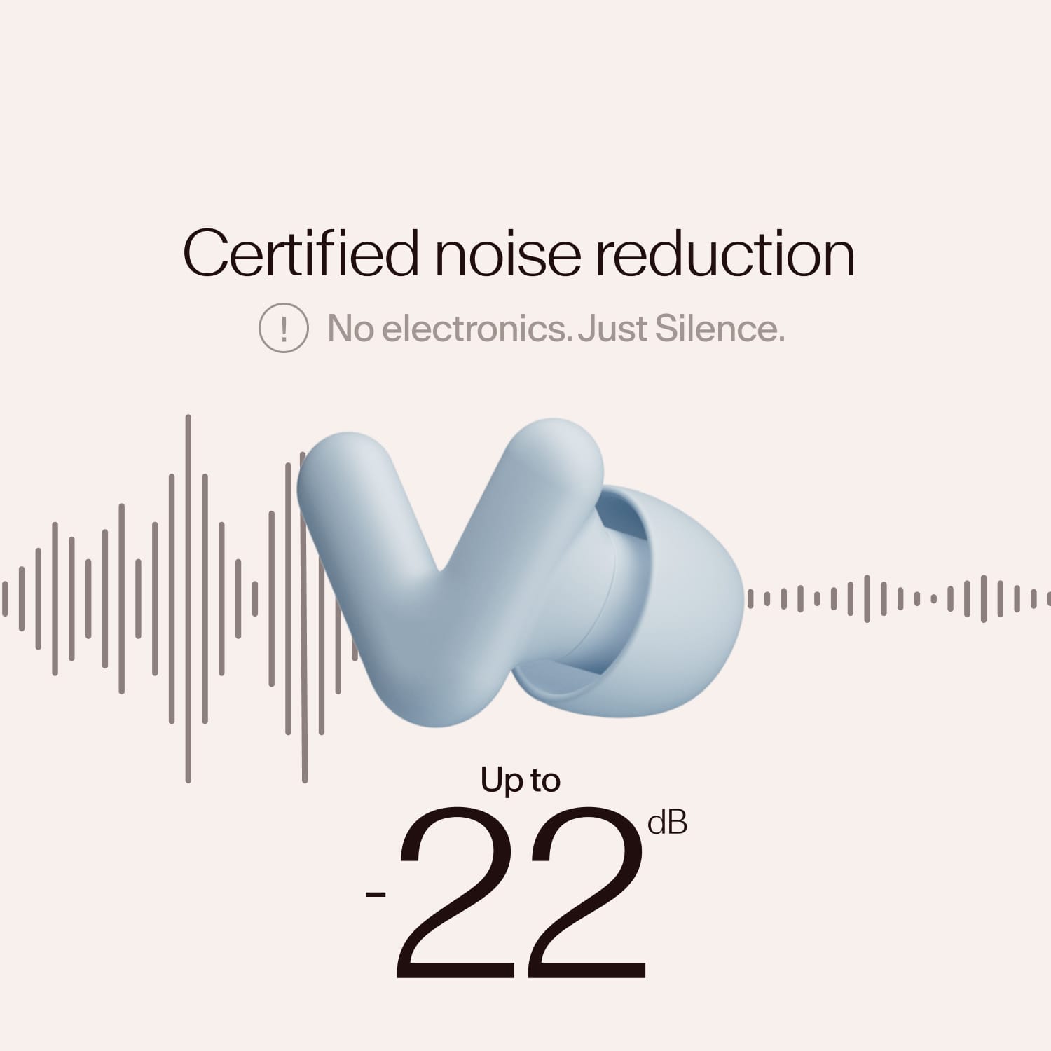 Alpine Silence, certified noise reduction of 22dB 