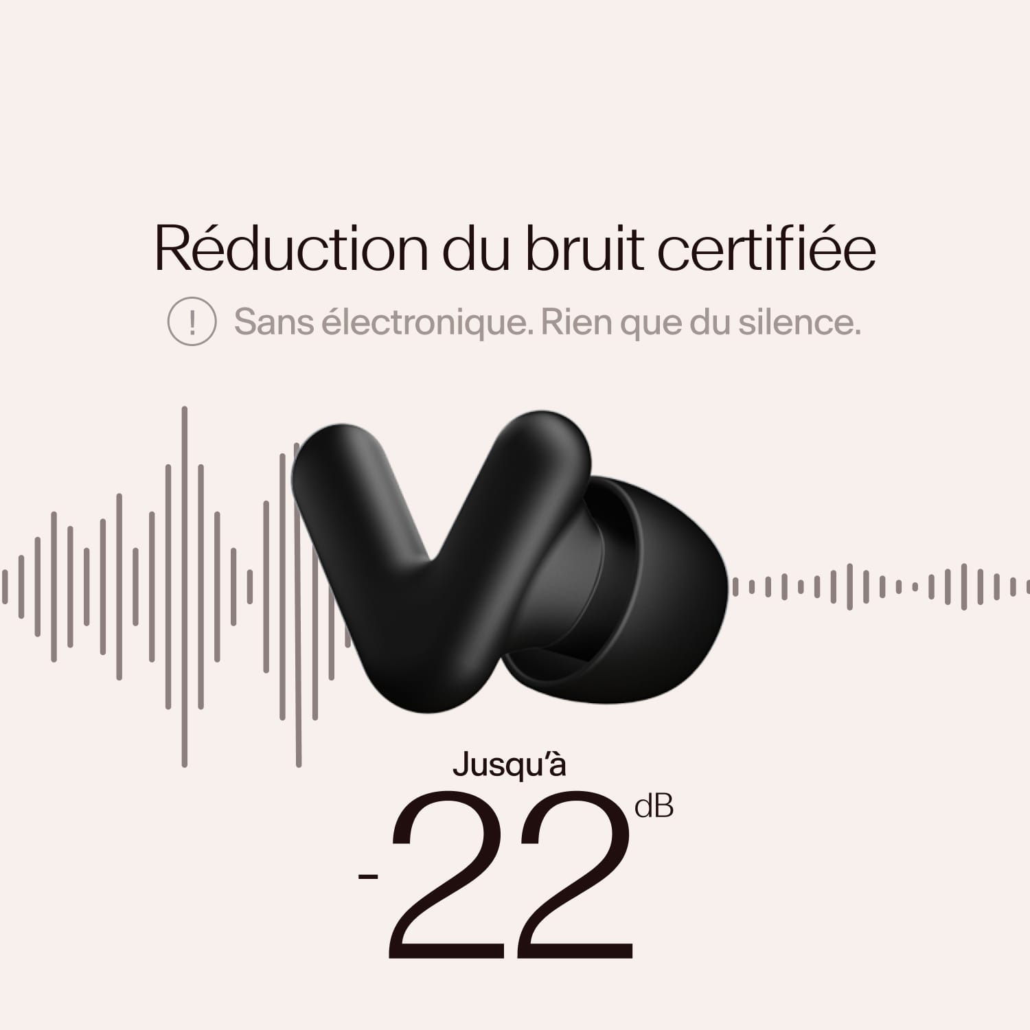 Alpine Silence, atténuation acoustique certifiée de 22dB 