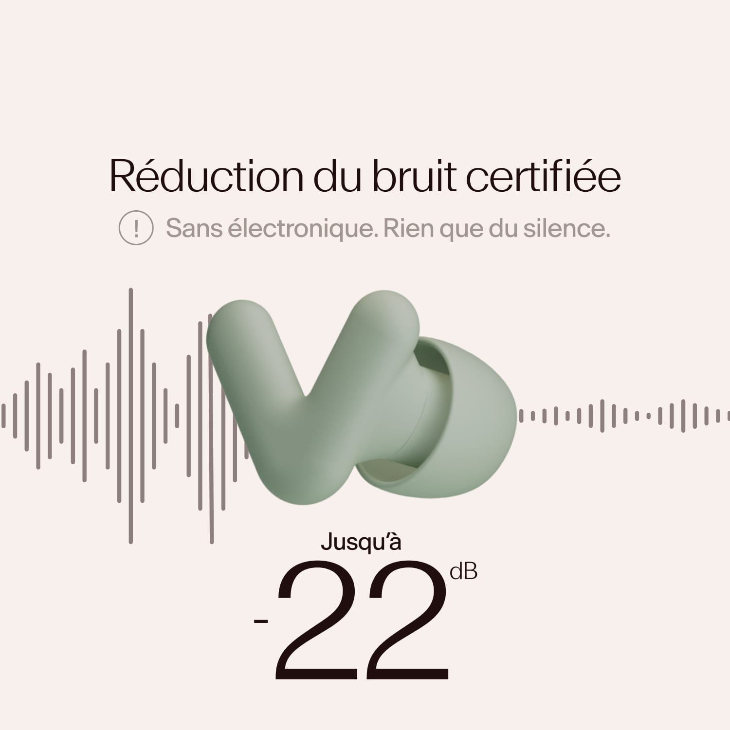Alpine Silence, atténuation acoustique certifiée de 22dB  