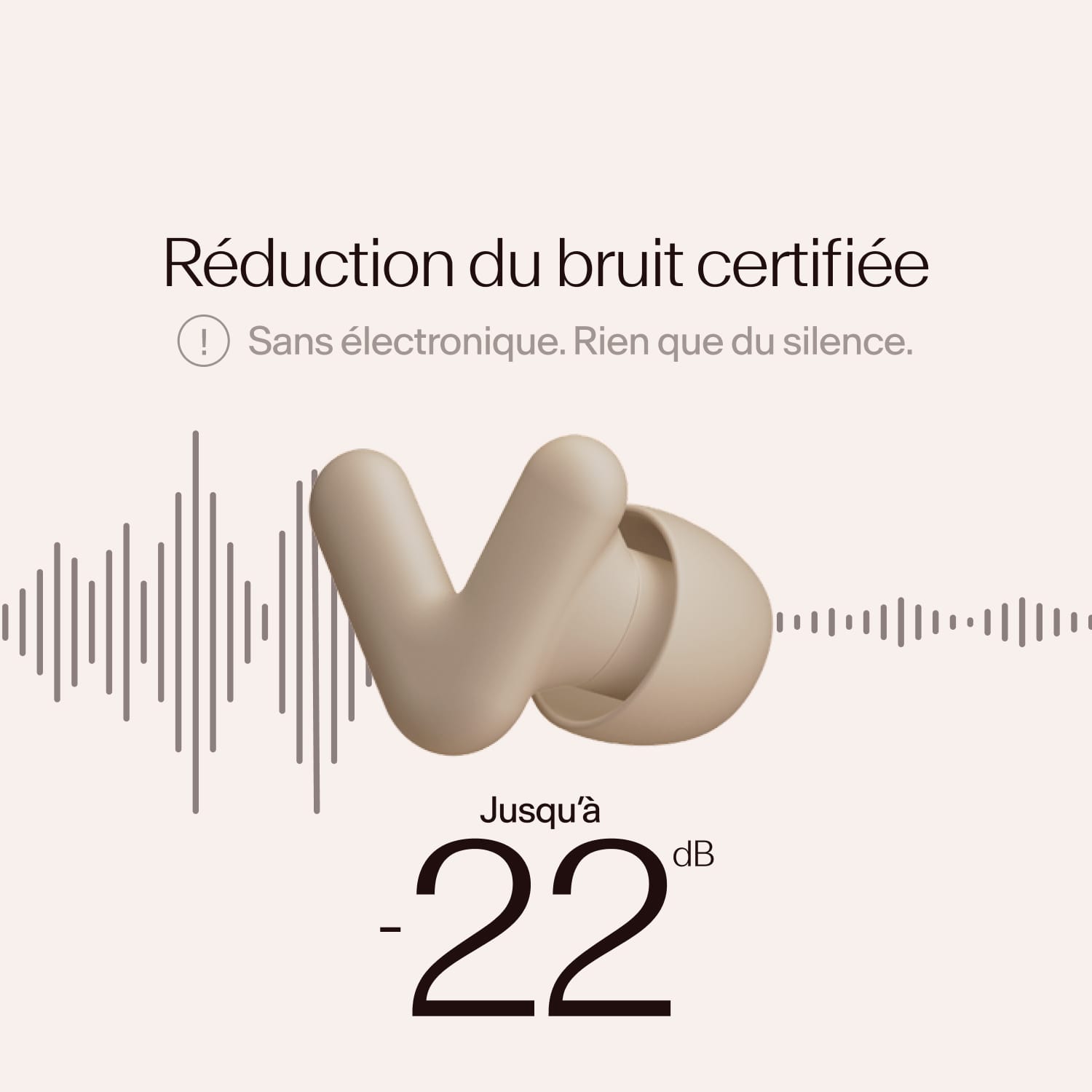Alpine Silence, atténuation acoustique certifiée de 22dB 