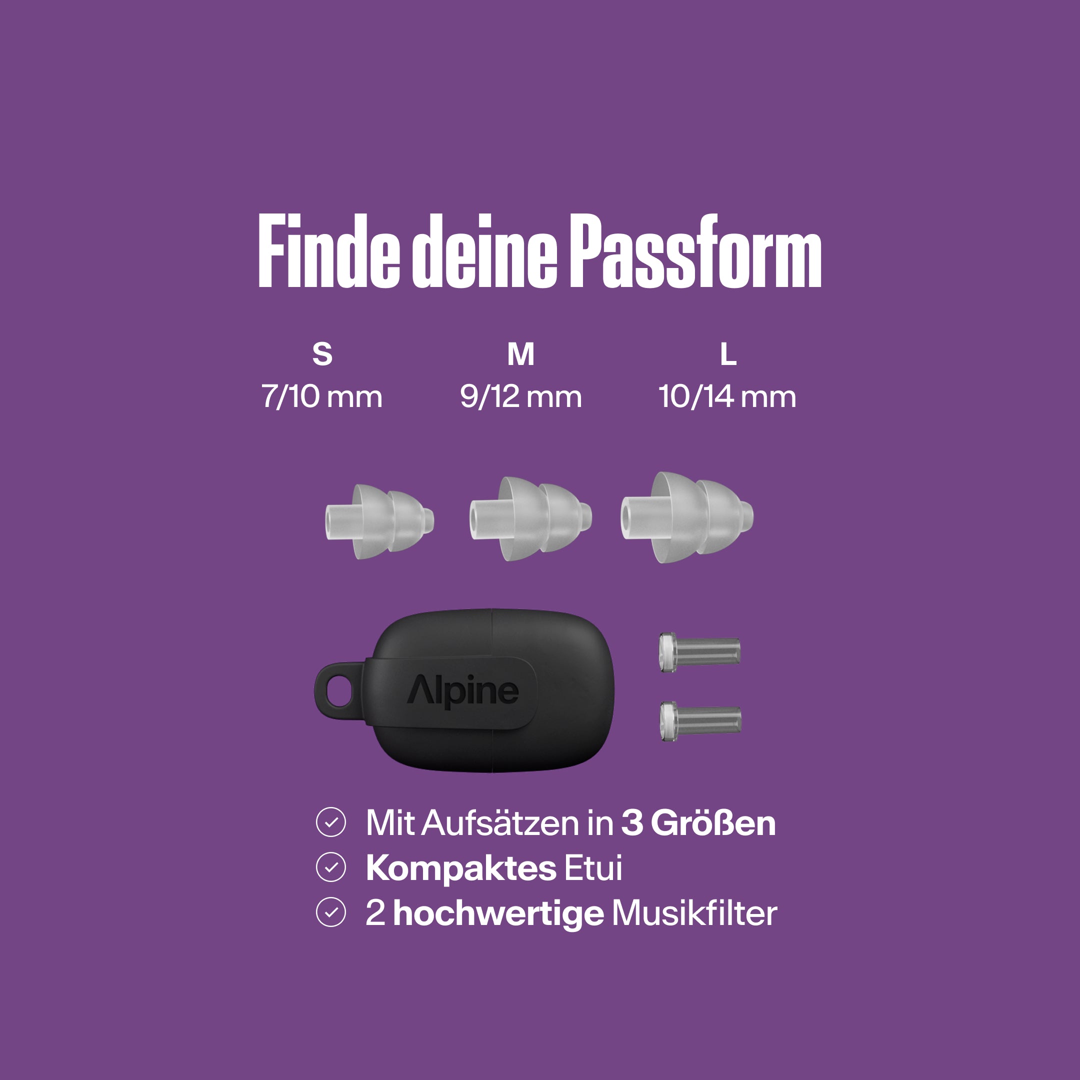 Alpine PartyPlug Pro #color_transparant #lang_de