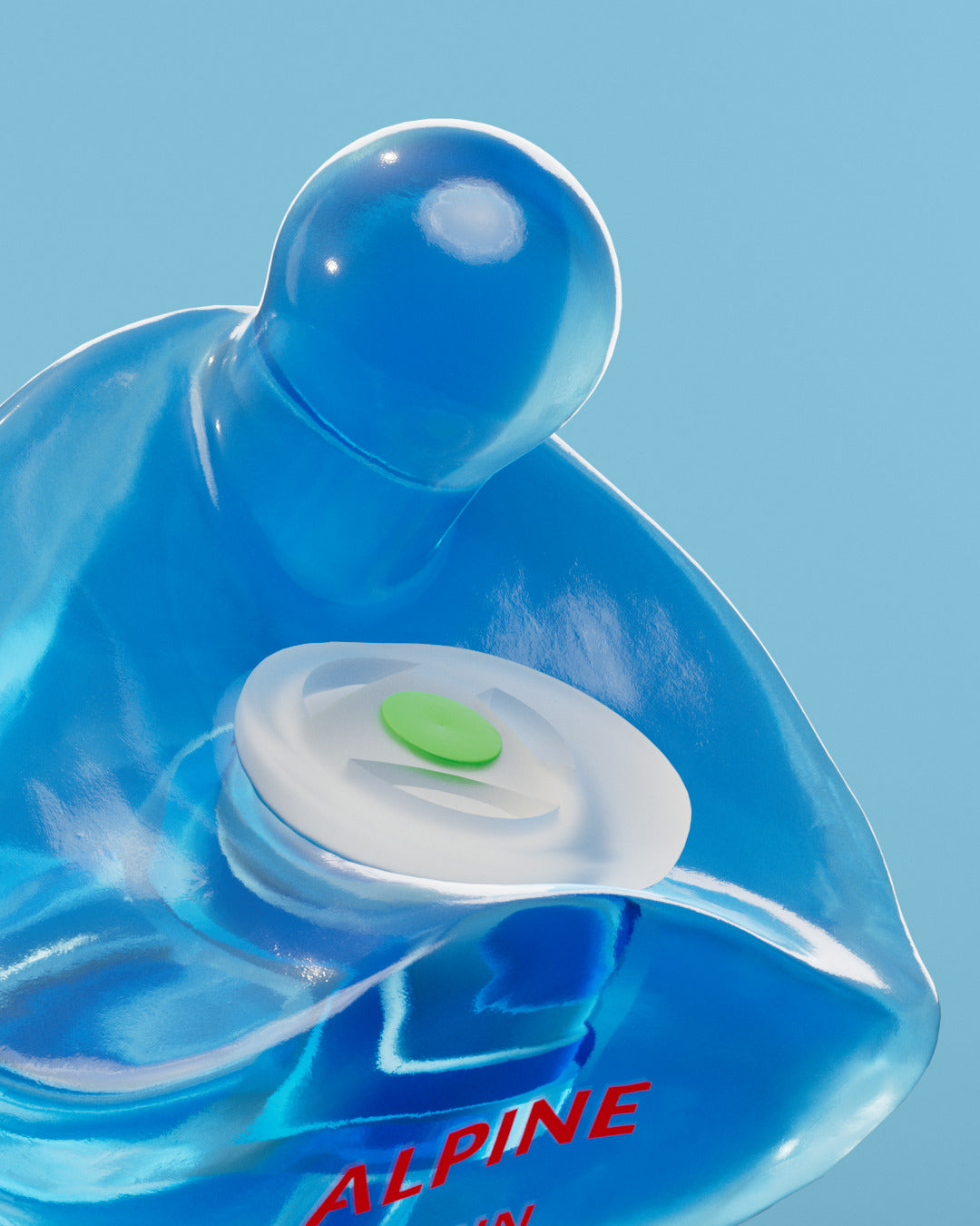 alpine motosafe custom oordoppen productdetail  transparant blauw