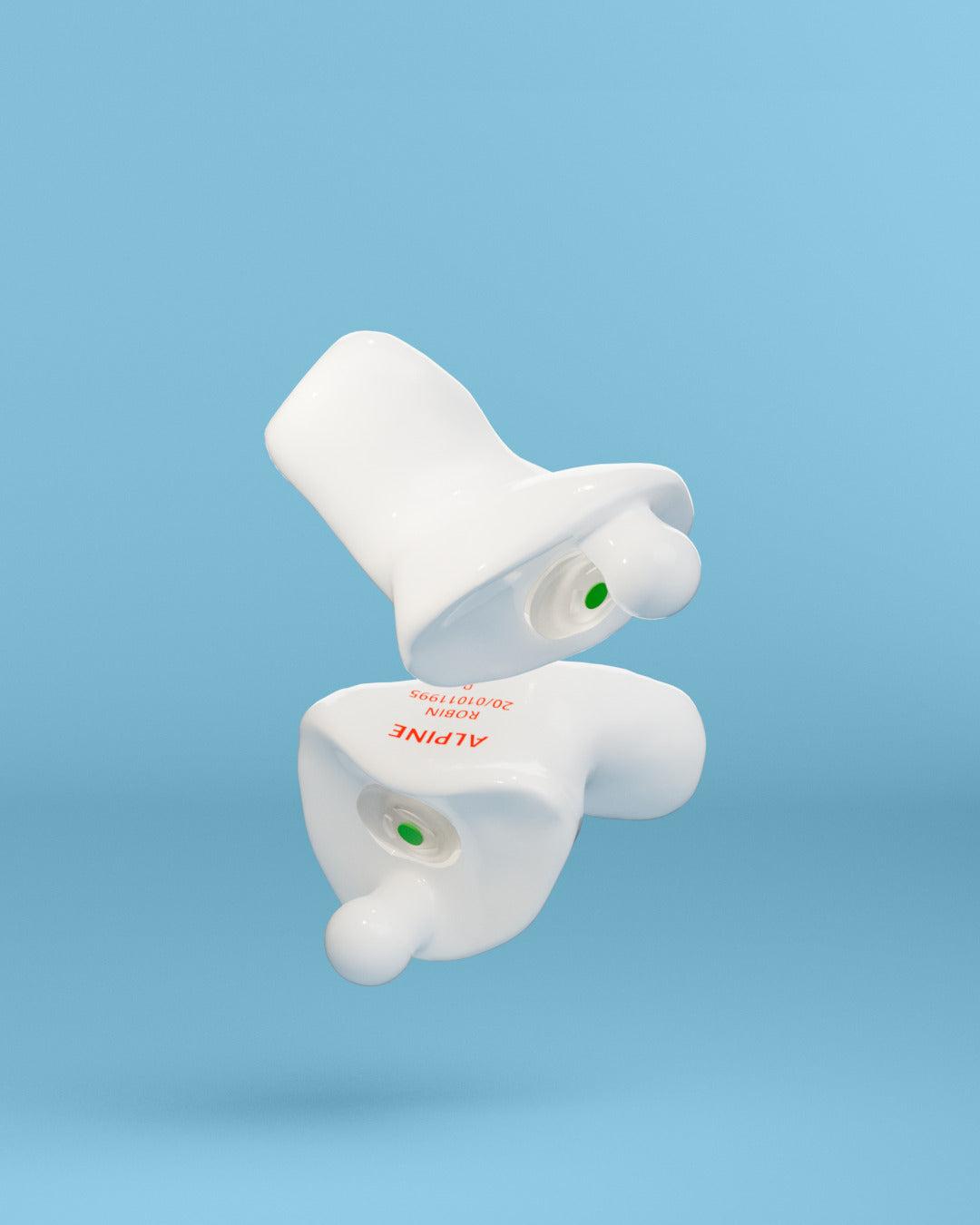 alpine motosafe custom 4d oordoppen wit