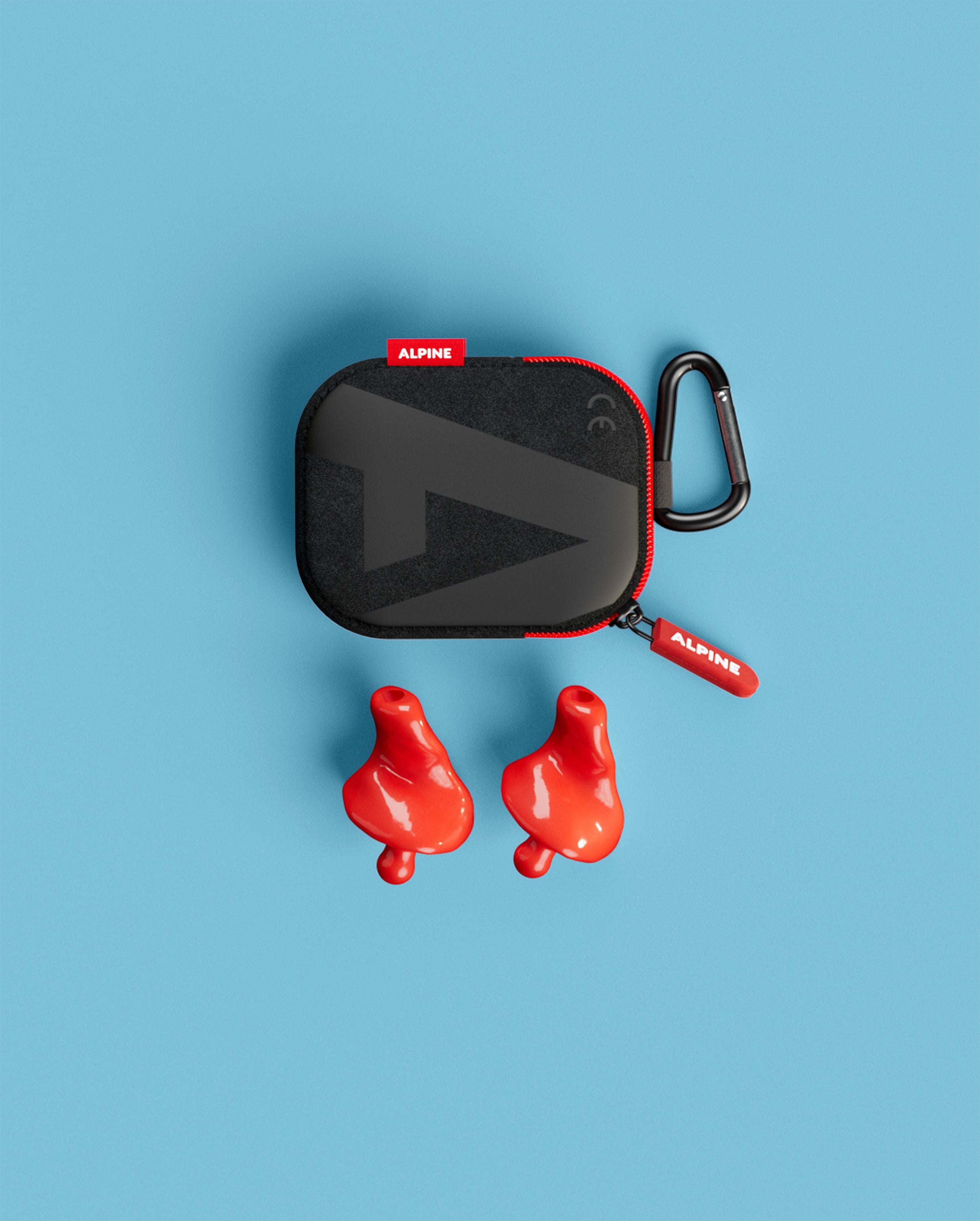 alpine motosafe custom 4d motor oordoppen op maat overzicht inclusief accessoires rood #color_rood