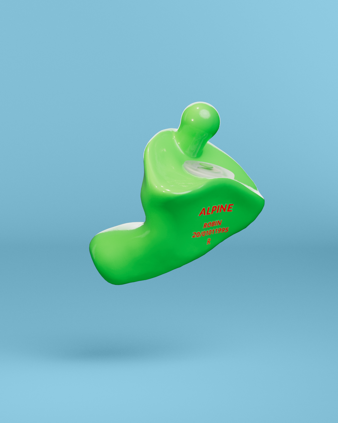 alpine motosafe op maat oordoppen  groen #color_groen