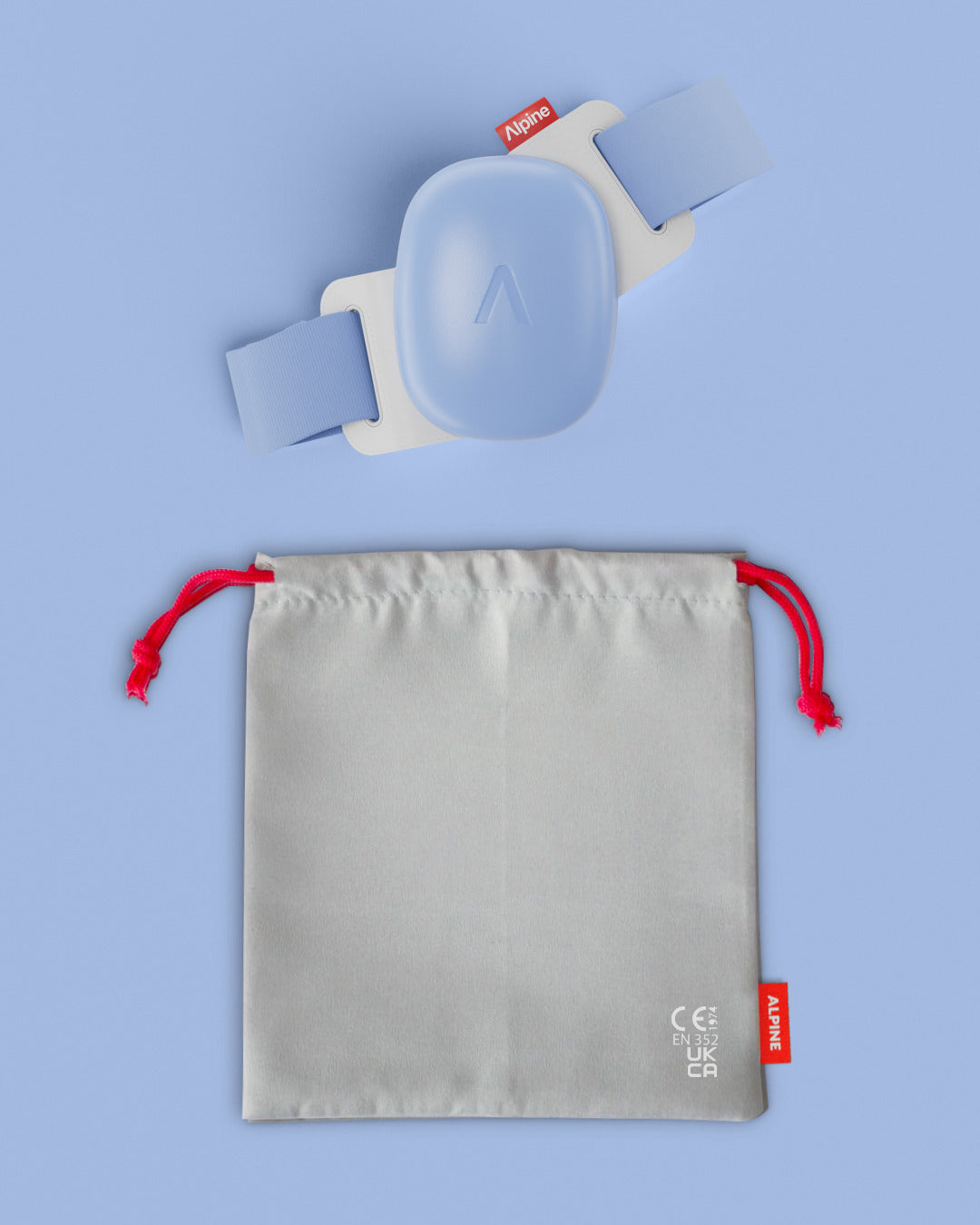 alpine muffy baby casque anti-bruit pour bébés avec accessoires bleu