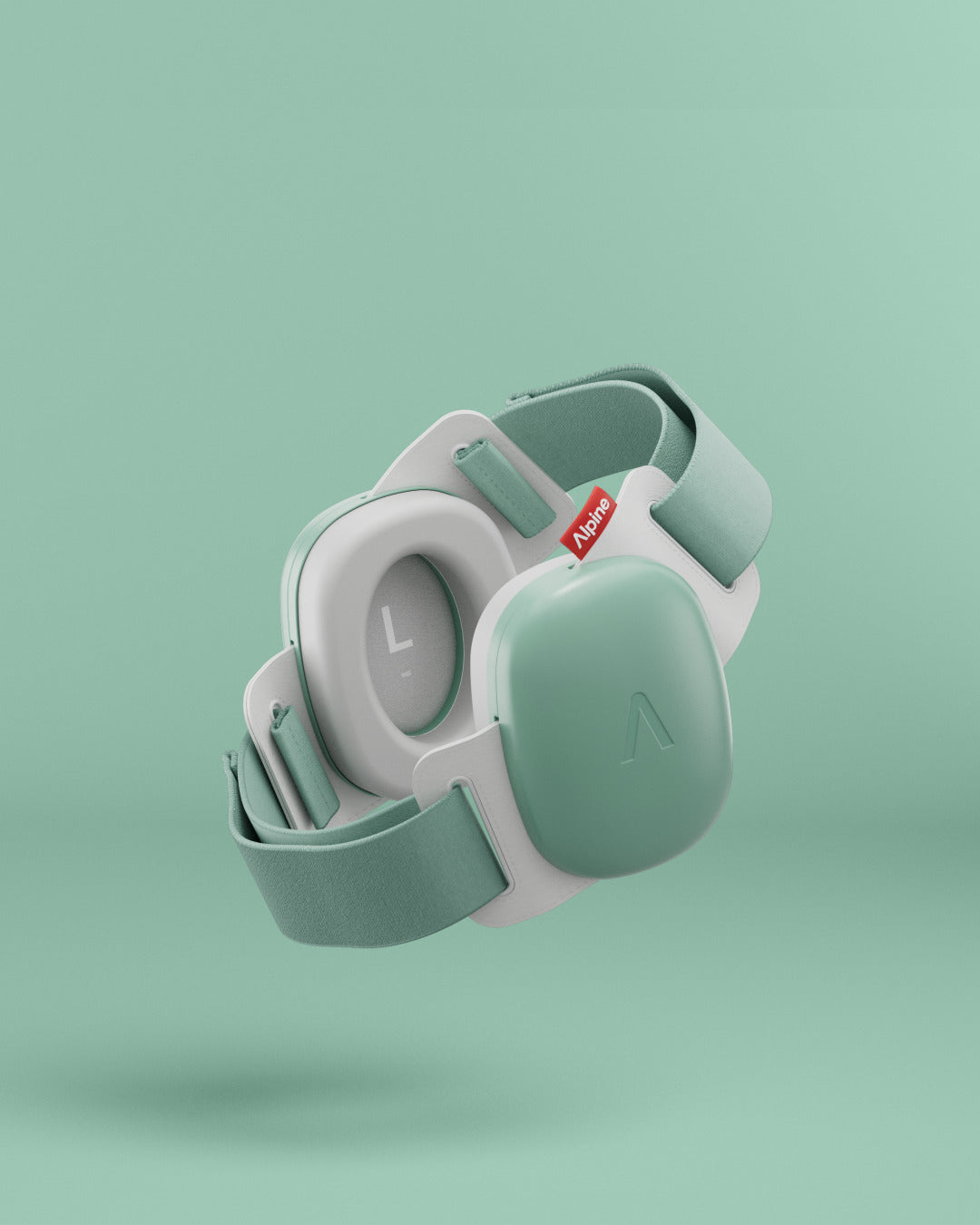 Alpine Muffy Baby oorbeschermers voor baby’s #color_sage-green 