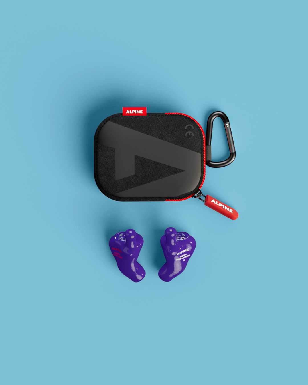 alpine musicsafe custom 4d oordoppen voor muzikanten op maat overzicht inclusief accessoires  paars #color_paars