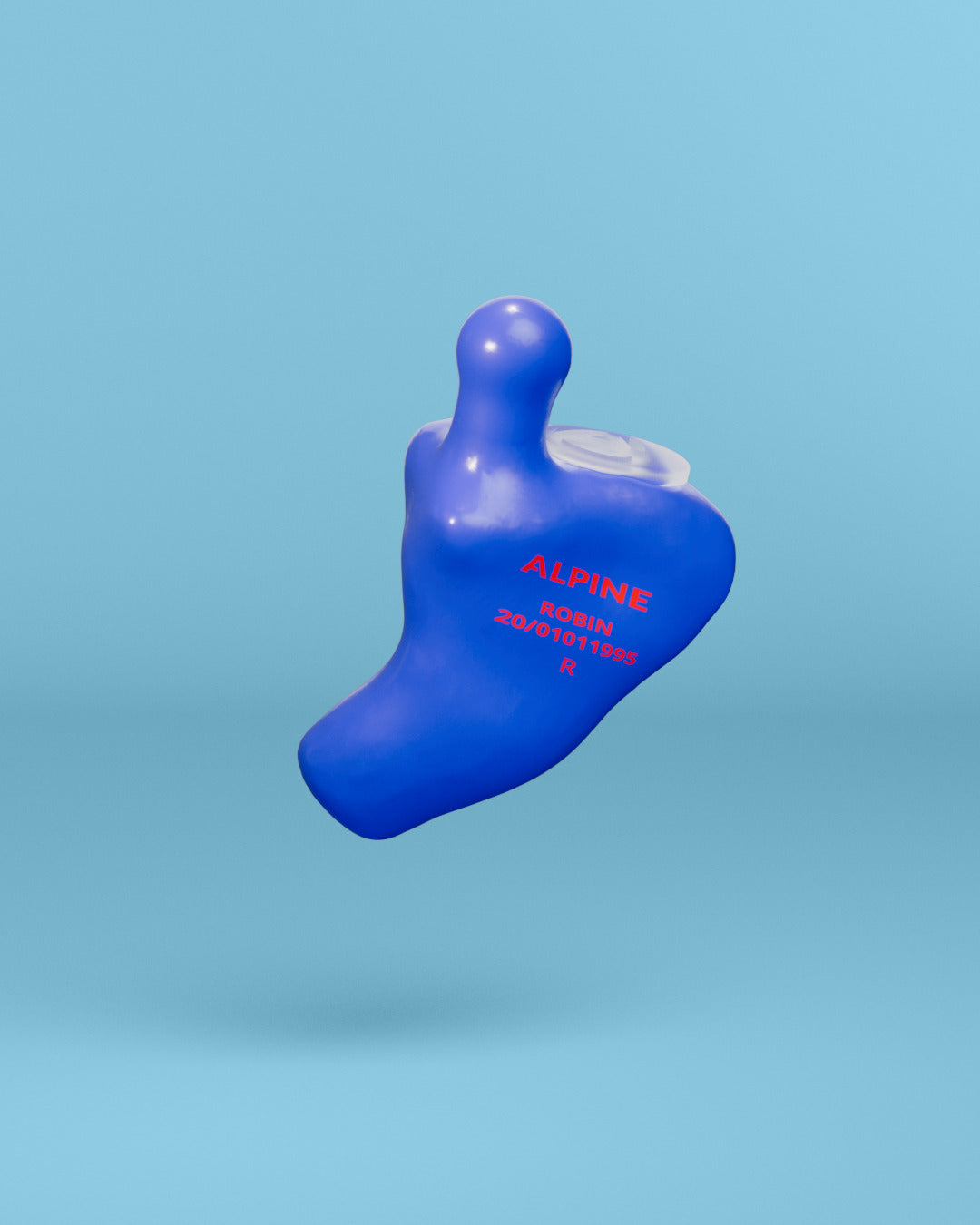 Alpine op maat musicsafe oordoppen  blauw