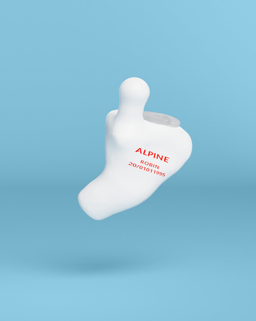 Alpine op maat musicsafe oordoppen  wit