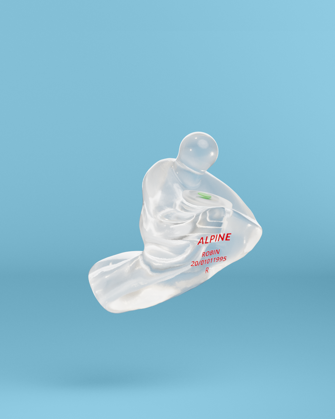 alpine partyplug op maat oordoppen  transparant #color_transparant