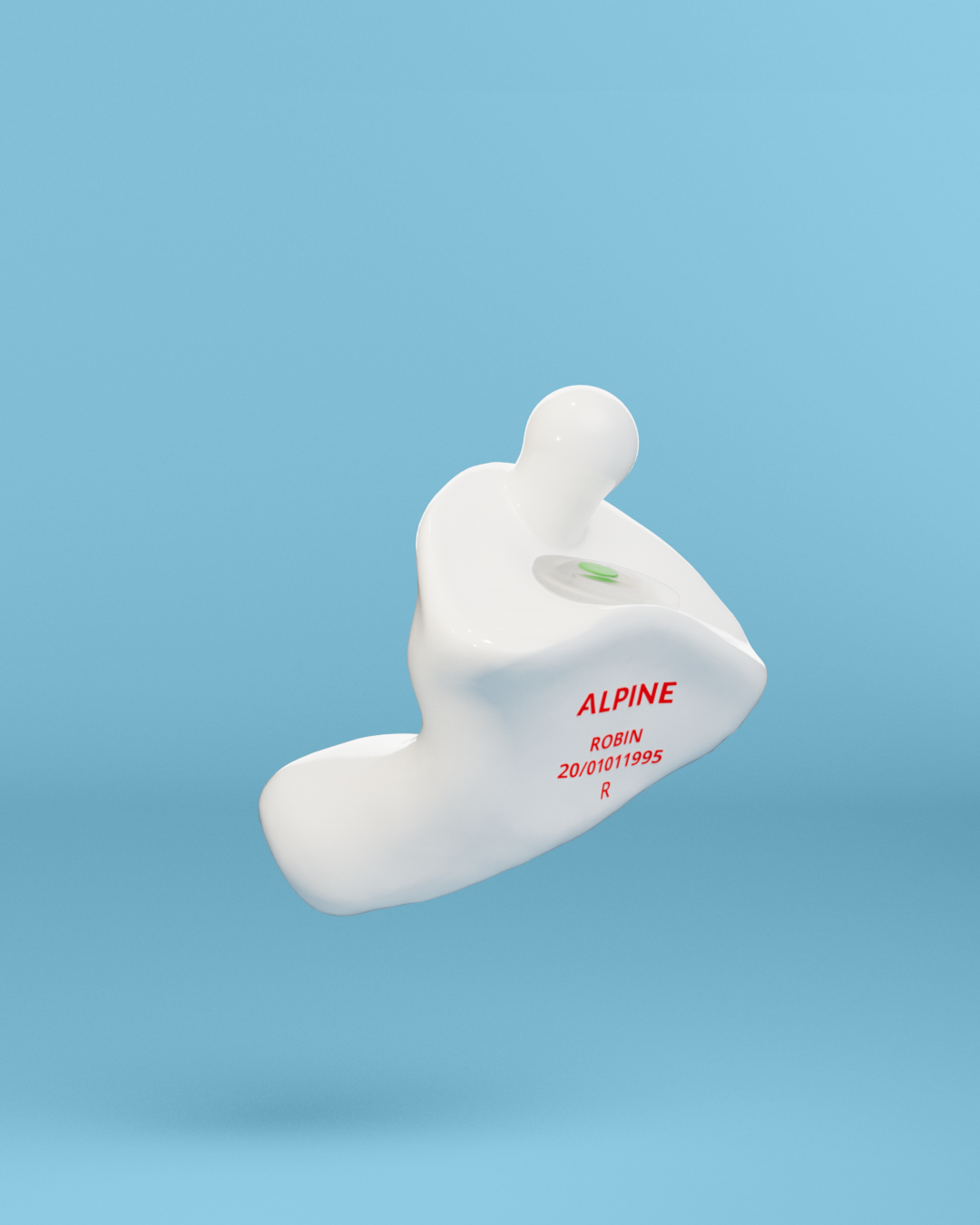 alpine partyplug op maat oordoppen  wit #color_wit