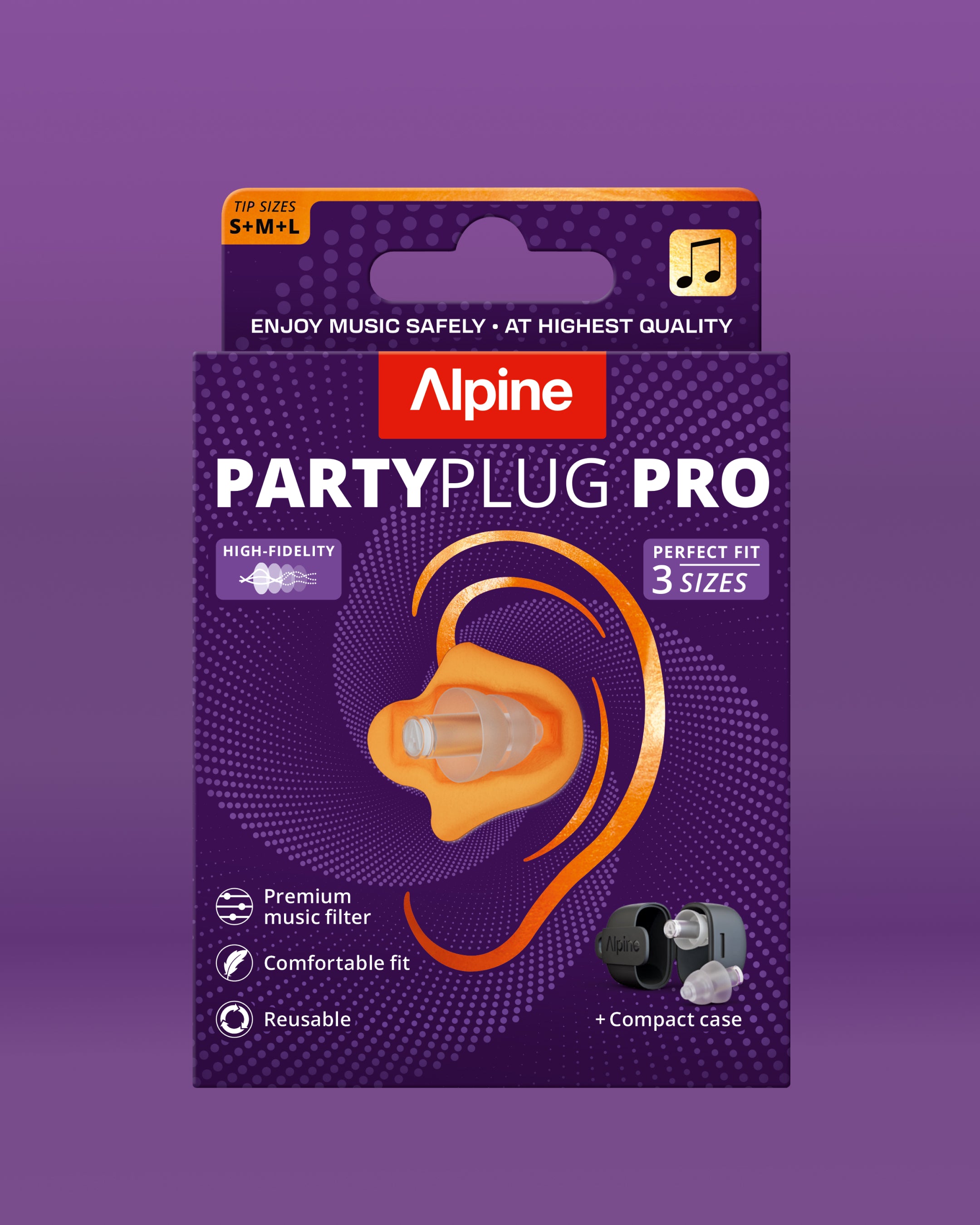 Emballage Alpine PartyPlug Pro transparent #color_transparent