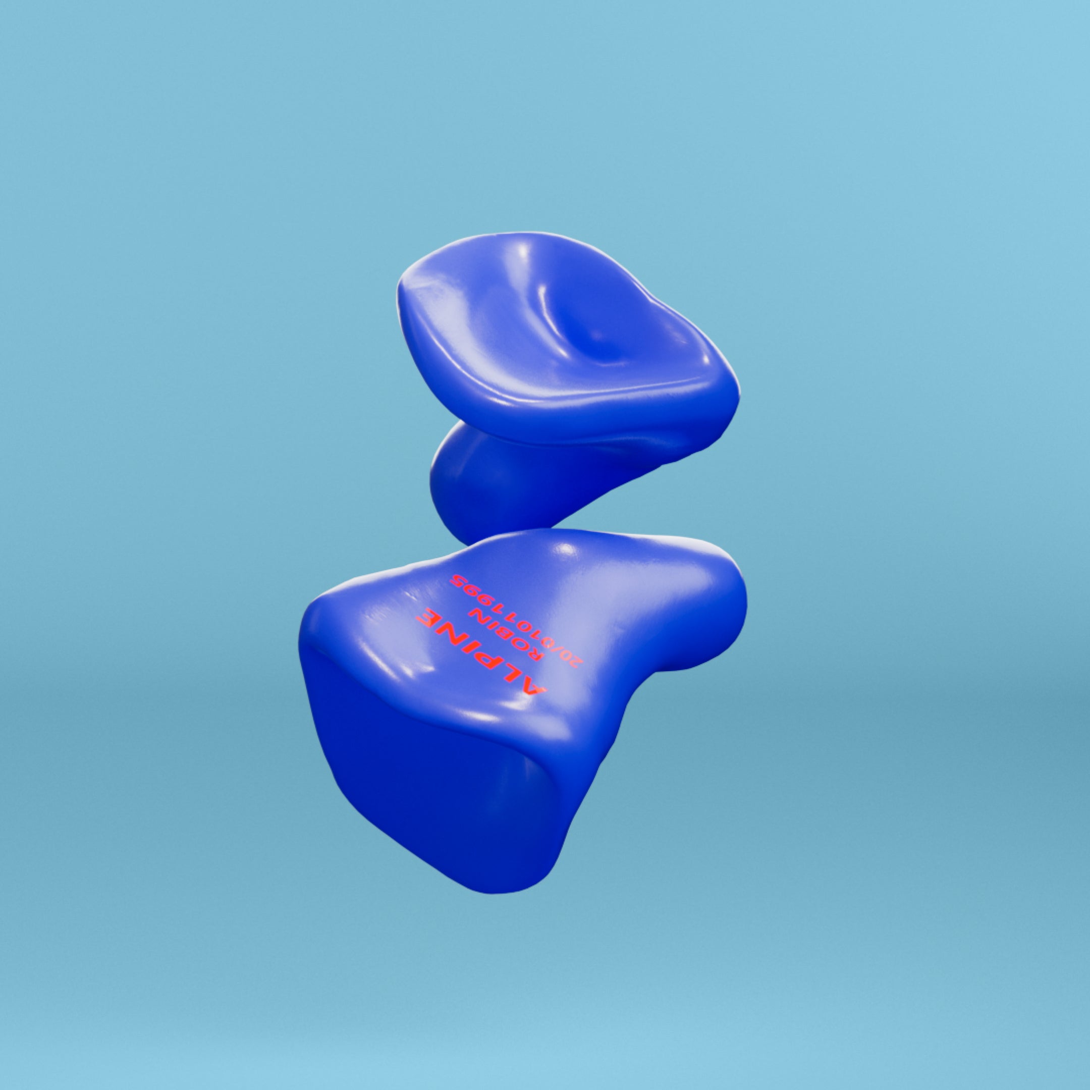 alpine sleepsoft custom 4d oordoppen blauw #color_blauw