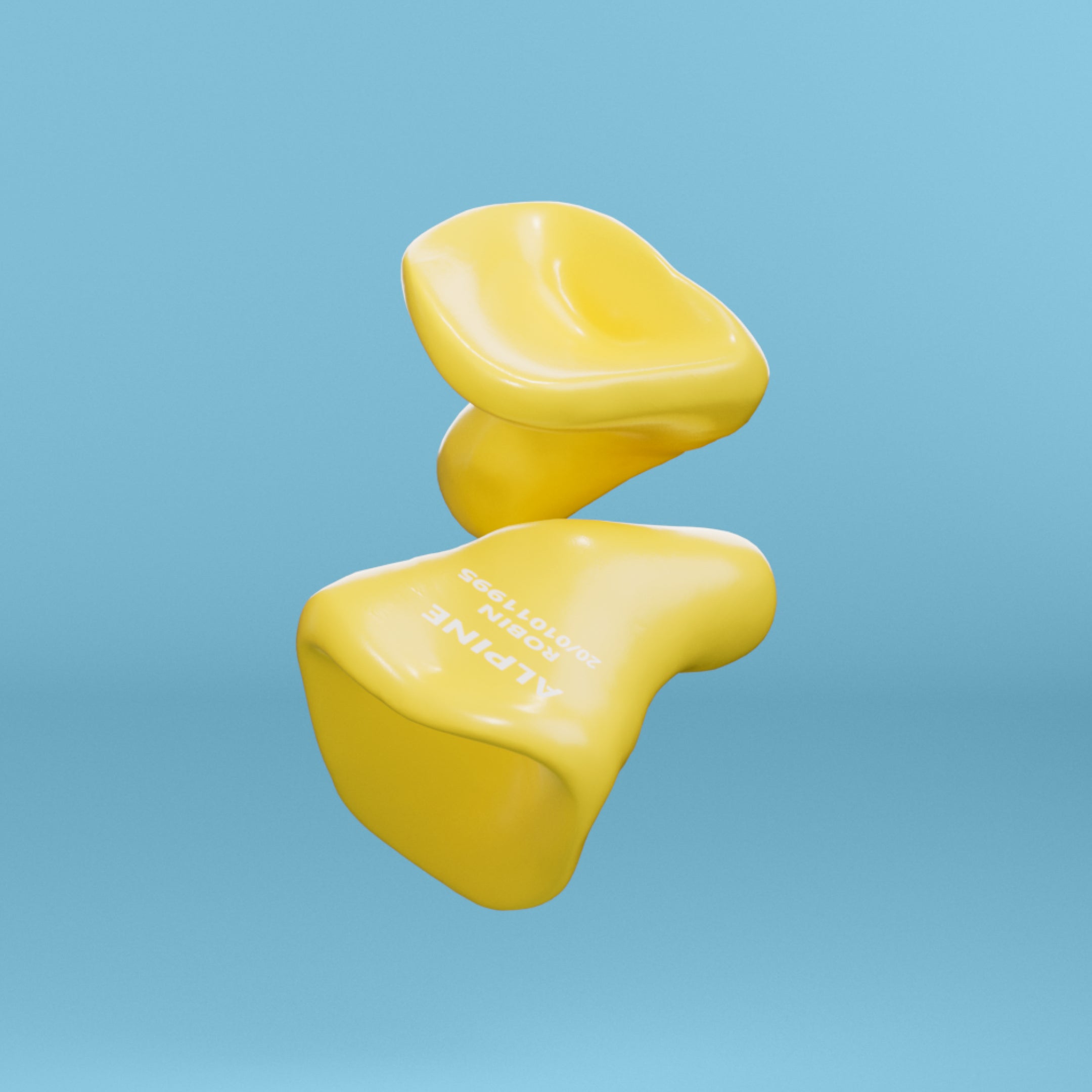 alpine sleepsoft custom 4d oordoppen geel #color_geel