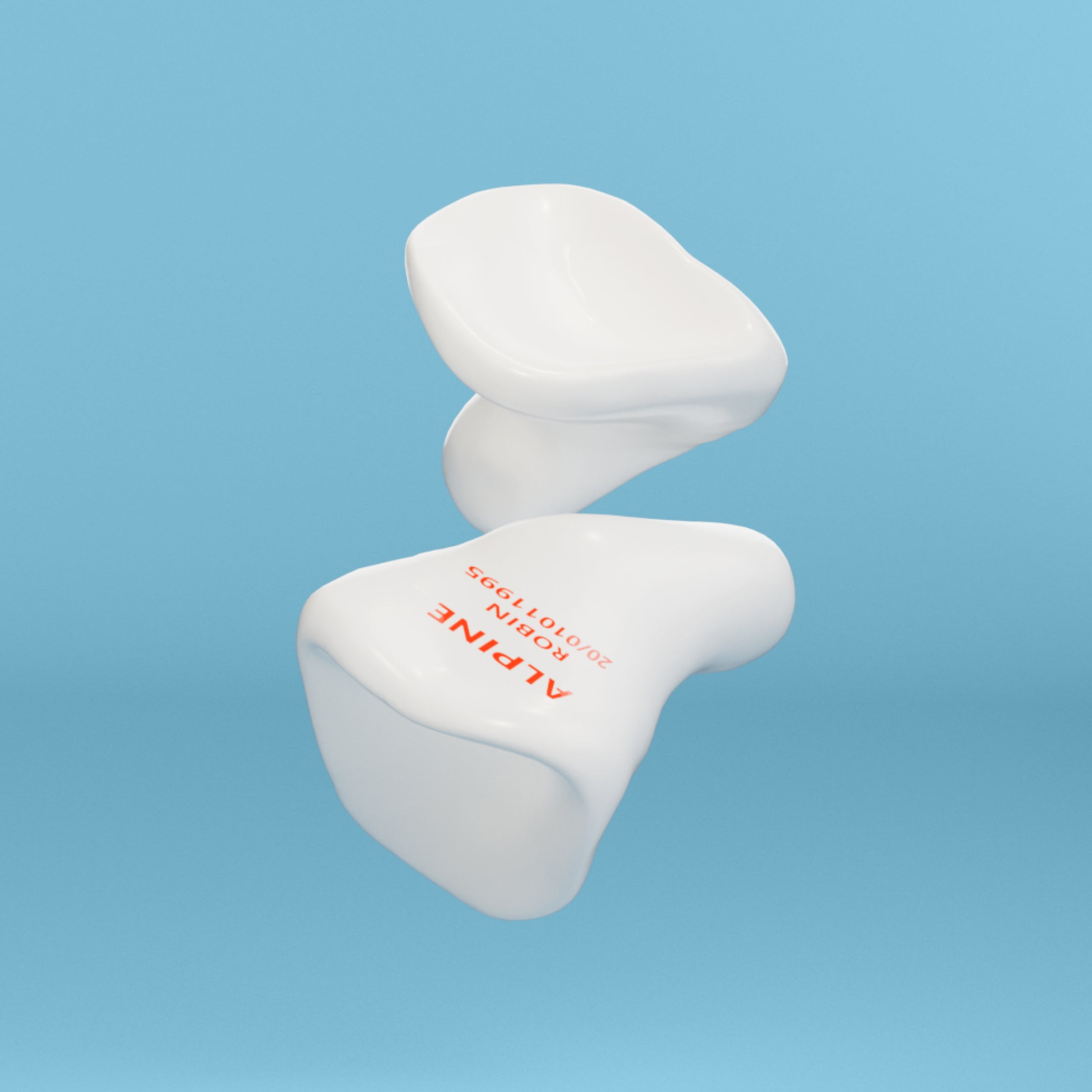 alpine sleepsoft custom 4d oordoppen wit #color_wit