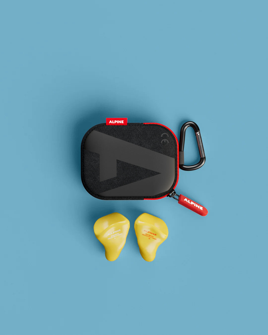 alpine sleepsoft custom 4d slaap oordoppen op maat overzicht inclusief accessoires geel  