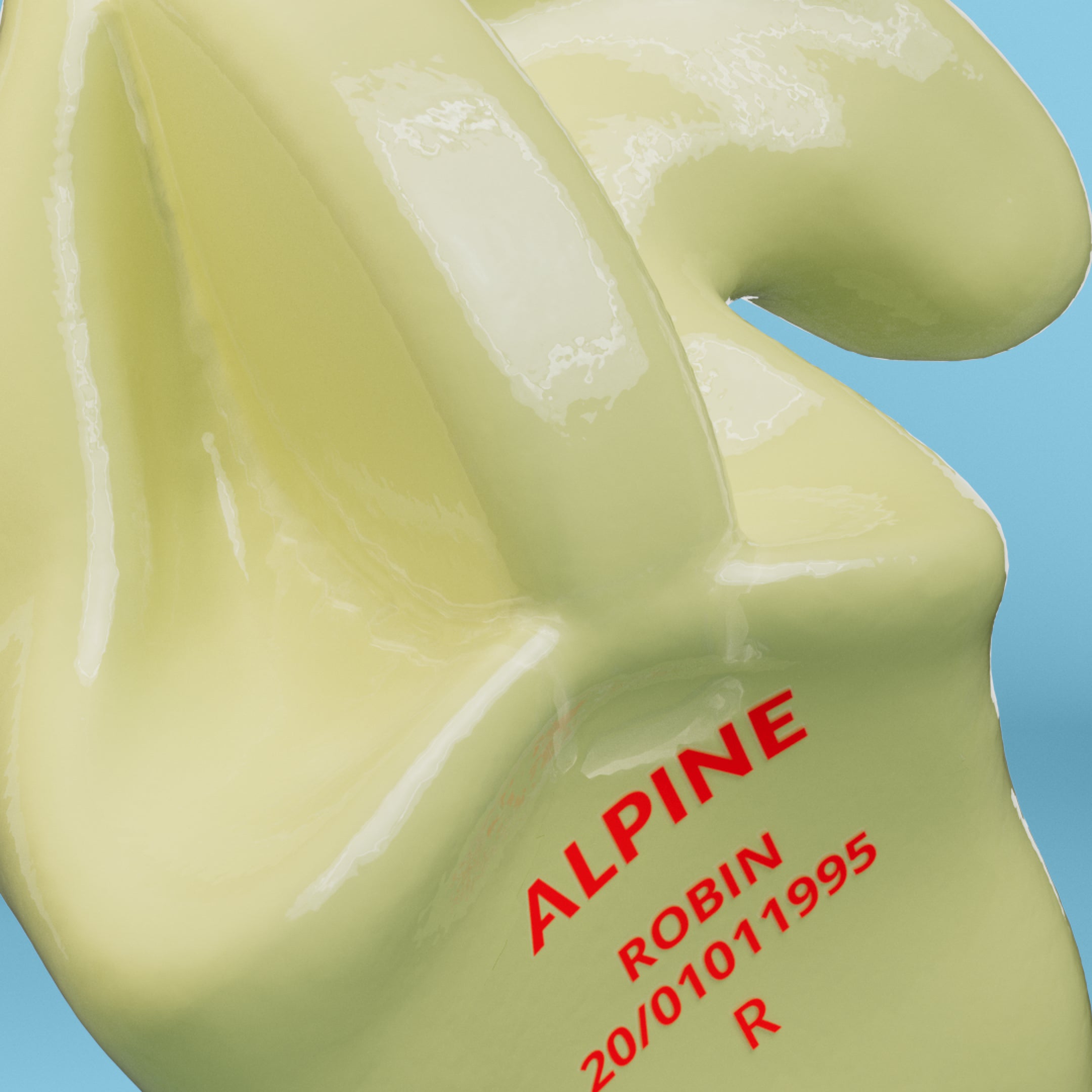 alpine swimsafe custom oordoppen productdetail  neon geel #color_soft-geel