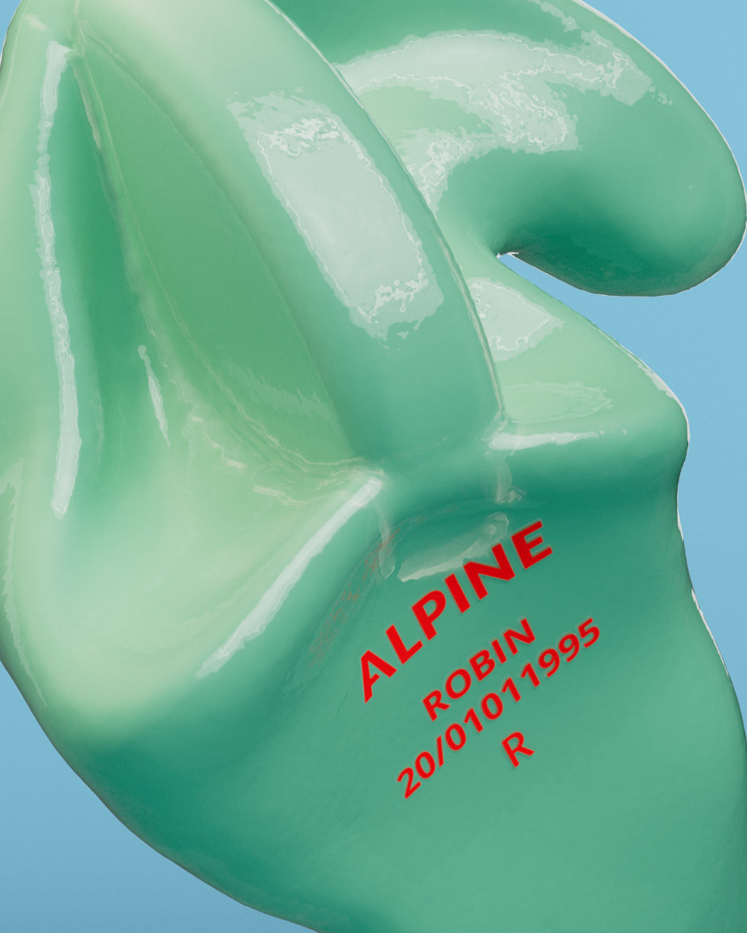 alpine swimsafe custom oordoppen productdetail  neon groen #color_neon-groen