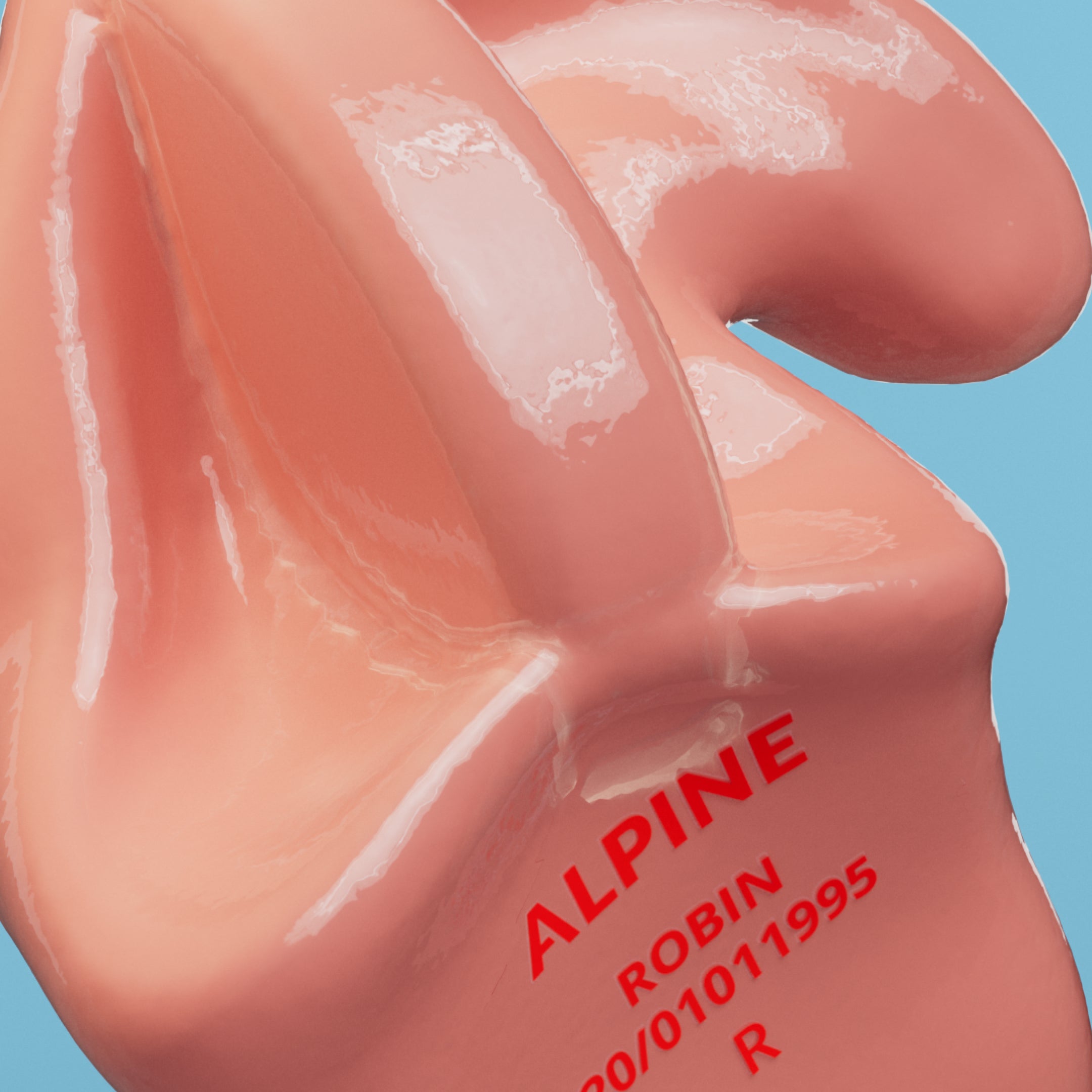 alpine swimsafe custom oordoppen productdetail  neon oranje #color_soft-oranje