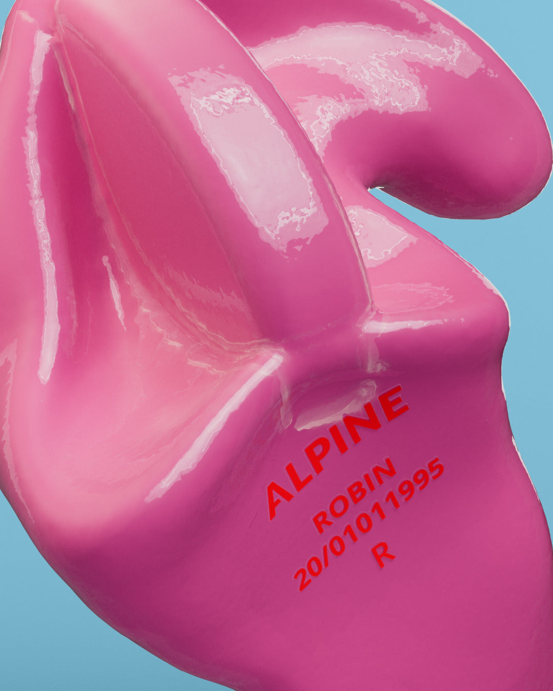 alpine swimsafe custom oordoppen productdetail  neon roze #color_neon-roze