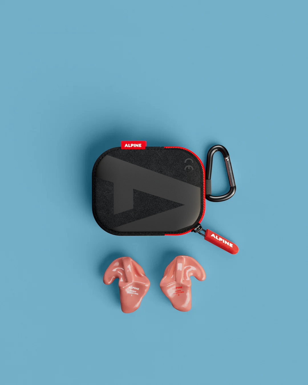 alpine swimsafe custom 4d 1 stuk zwemoordoppen op maat overzicht inclusief accessoires oranje #color_soft-oranje