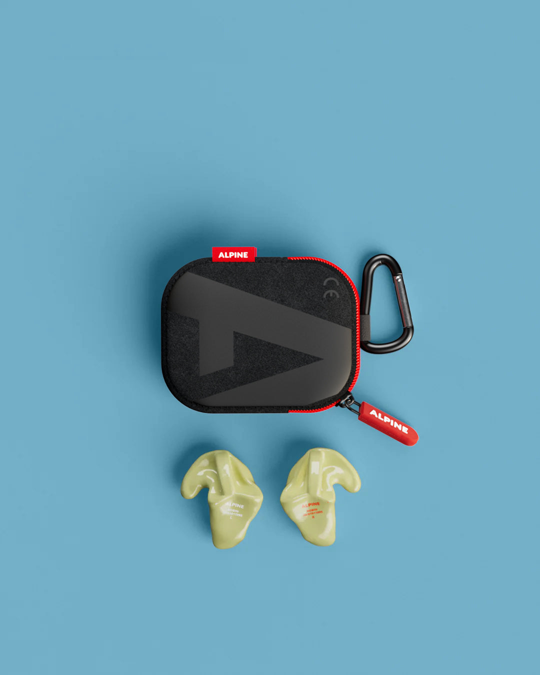 alpine swimsafe custom 4d 1 stuk zwemoordoppen op maat overzicht inclusief accessoires geel #color_soft-geel